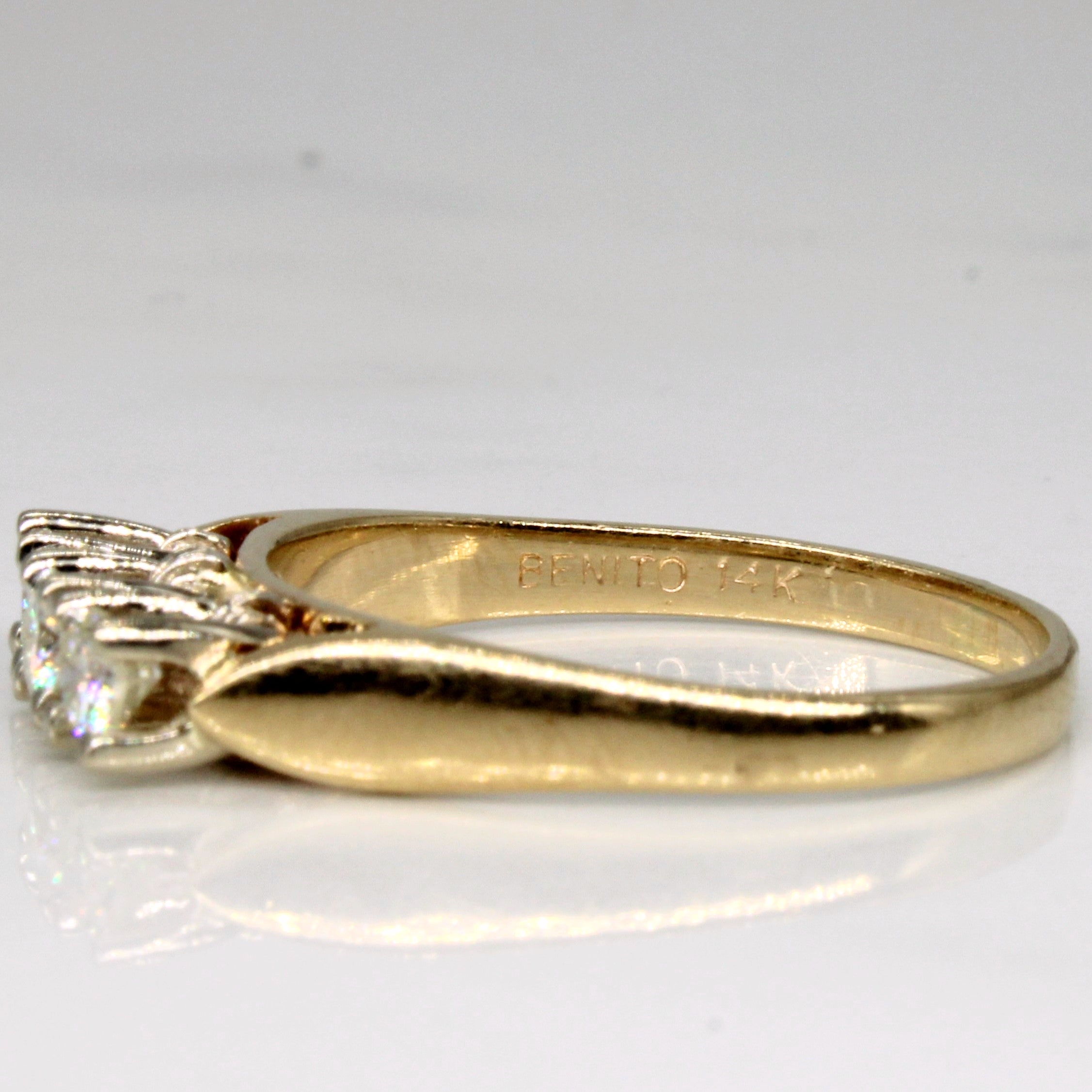 Three Stone Diamond Ring | 0.33ctw | SZ 7.25 |