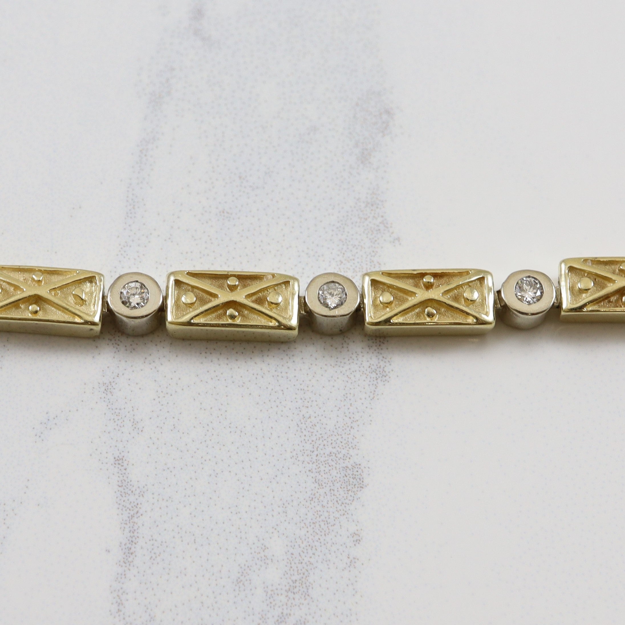 Bracelet unique serti de diamants | 0,52 ct | 7,5" | 