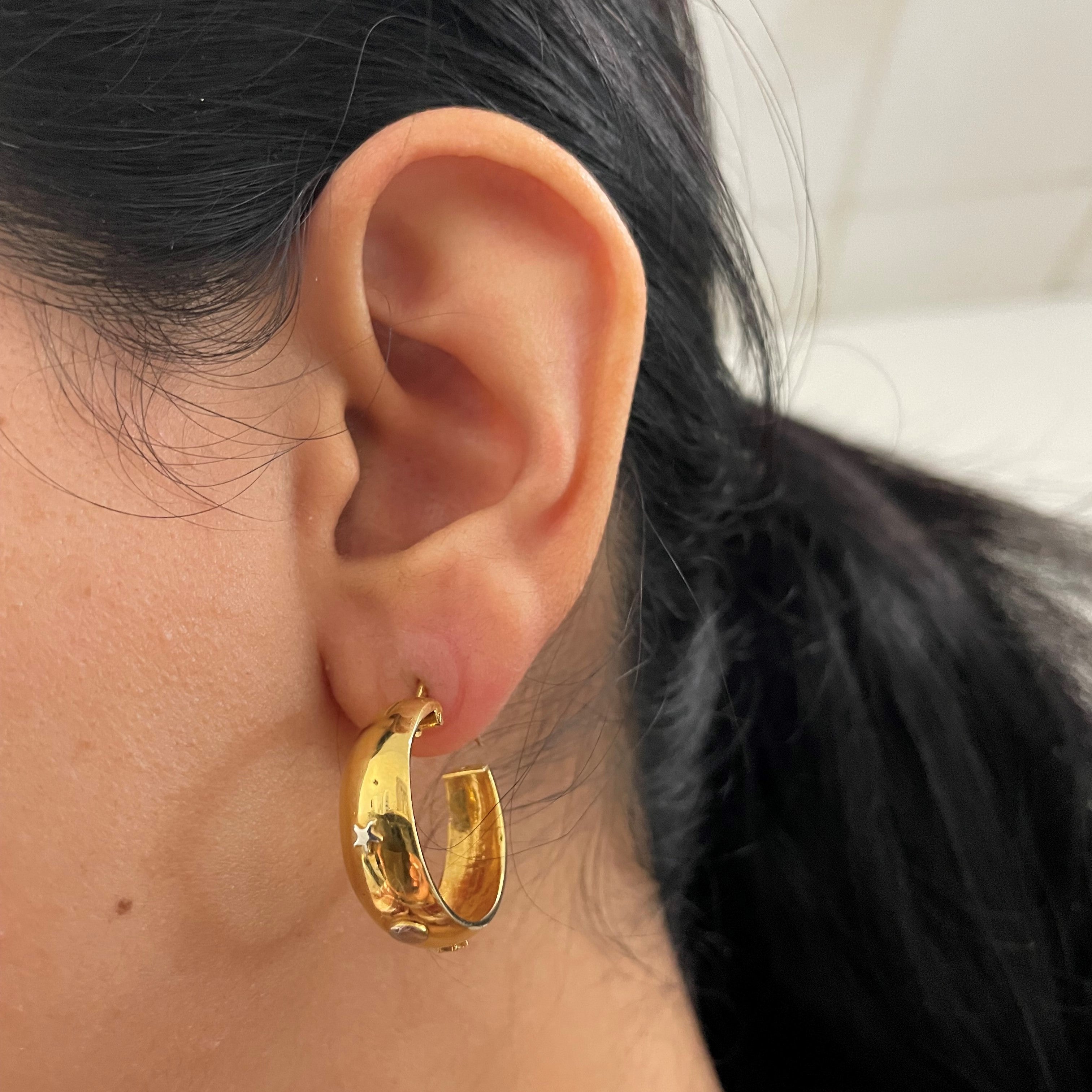 Celestial Hoop Earrings |