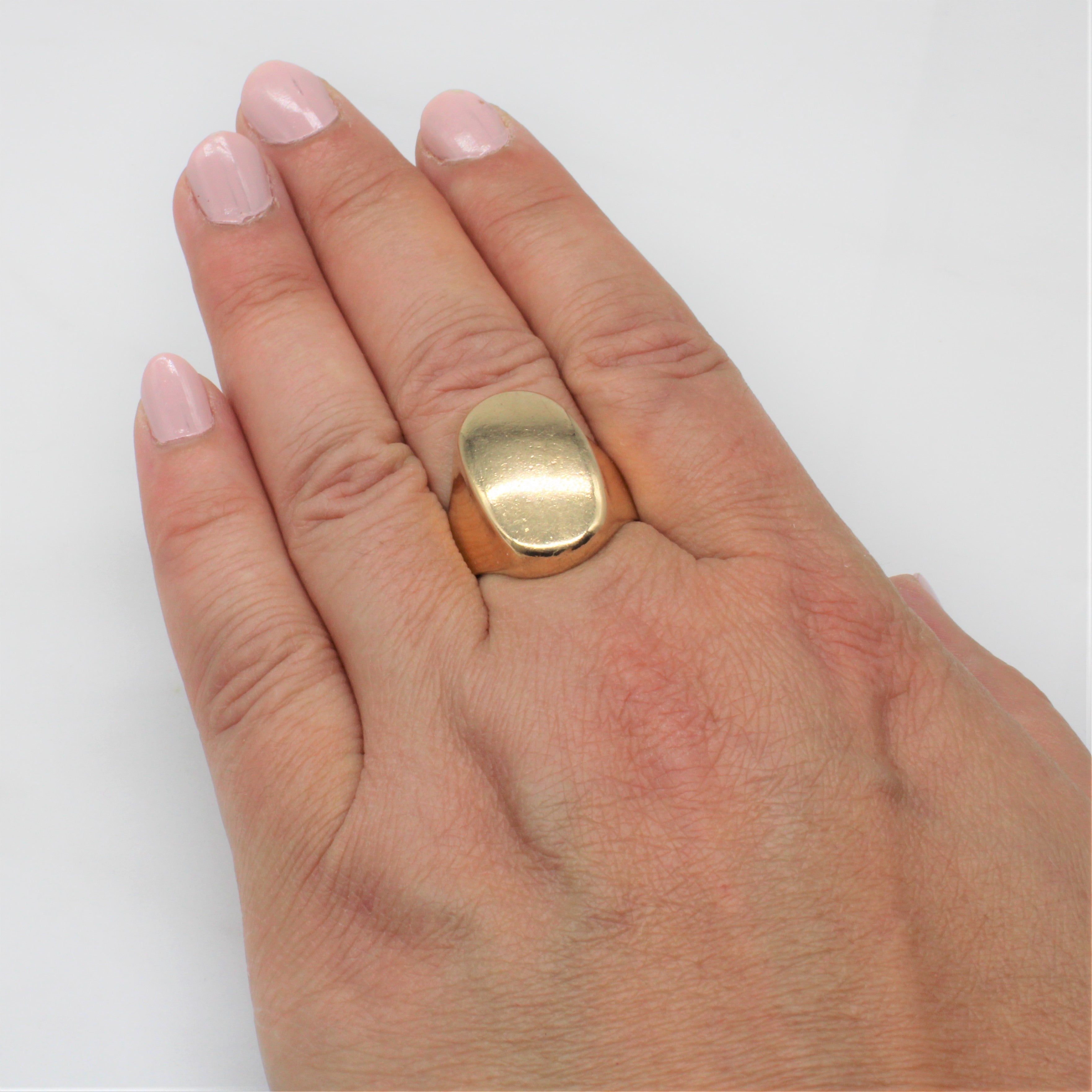 Oval Signet Ring | SZ 8.75 |