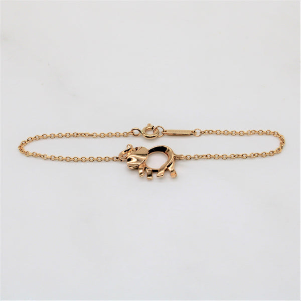 Tiffany & Co.' Save the Wild Elephant Bracelet | 0.01ct | 6