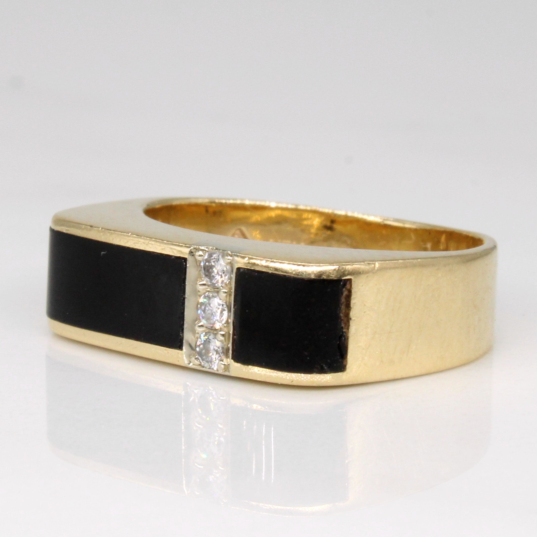 Diamond Vertical Channel Set Ring | 0.06ctw | SZ 4.5 |
