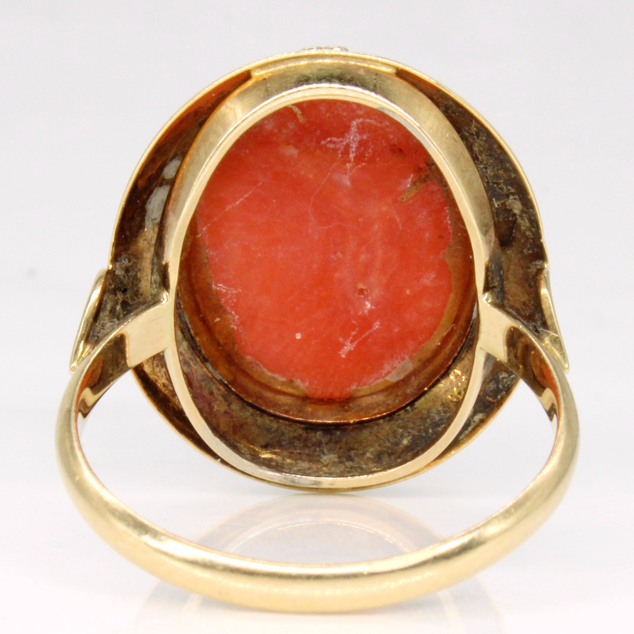 Coral Cocktail Ring | 5.00ct | SZ 8 |