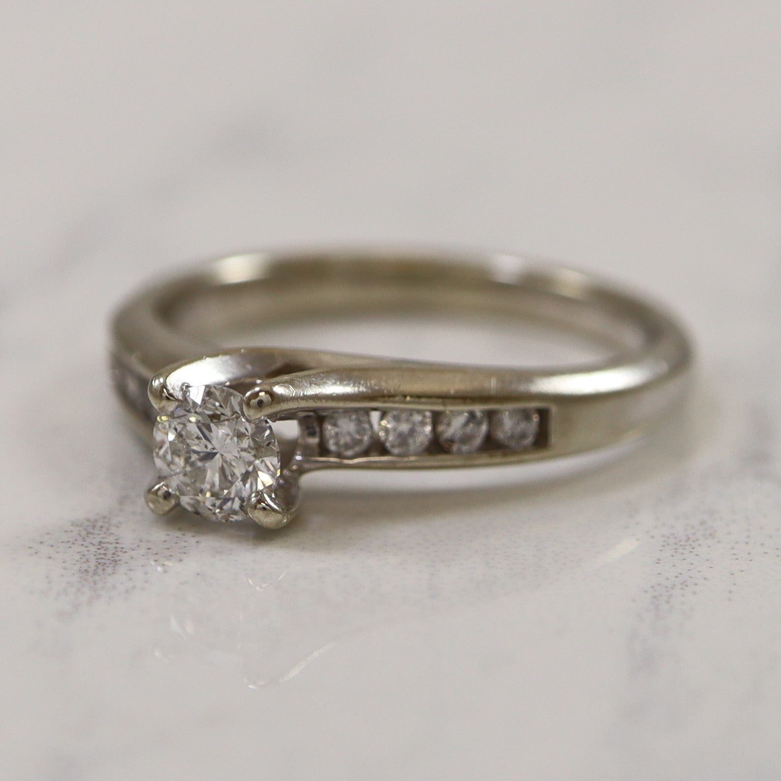 Diamond Bypass Engagement Ring | 0.50ctw | SZ 6.5 |