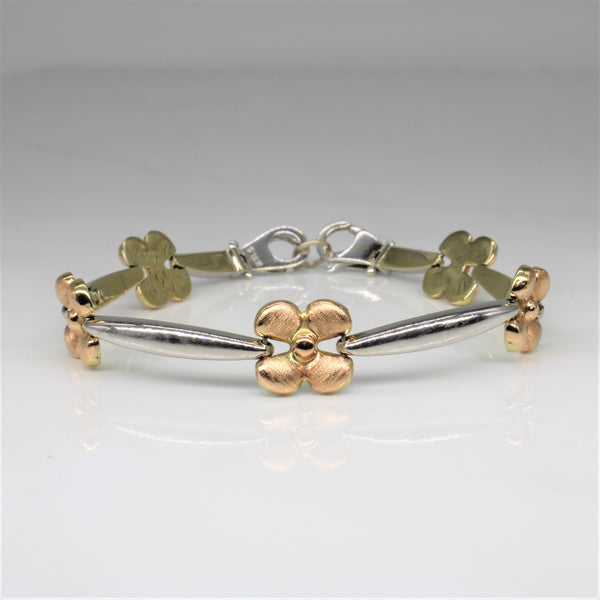 Floral Gold Bracelet | 7