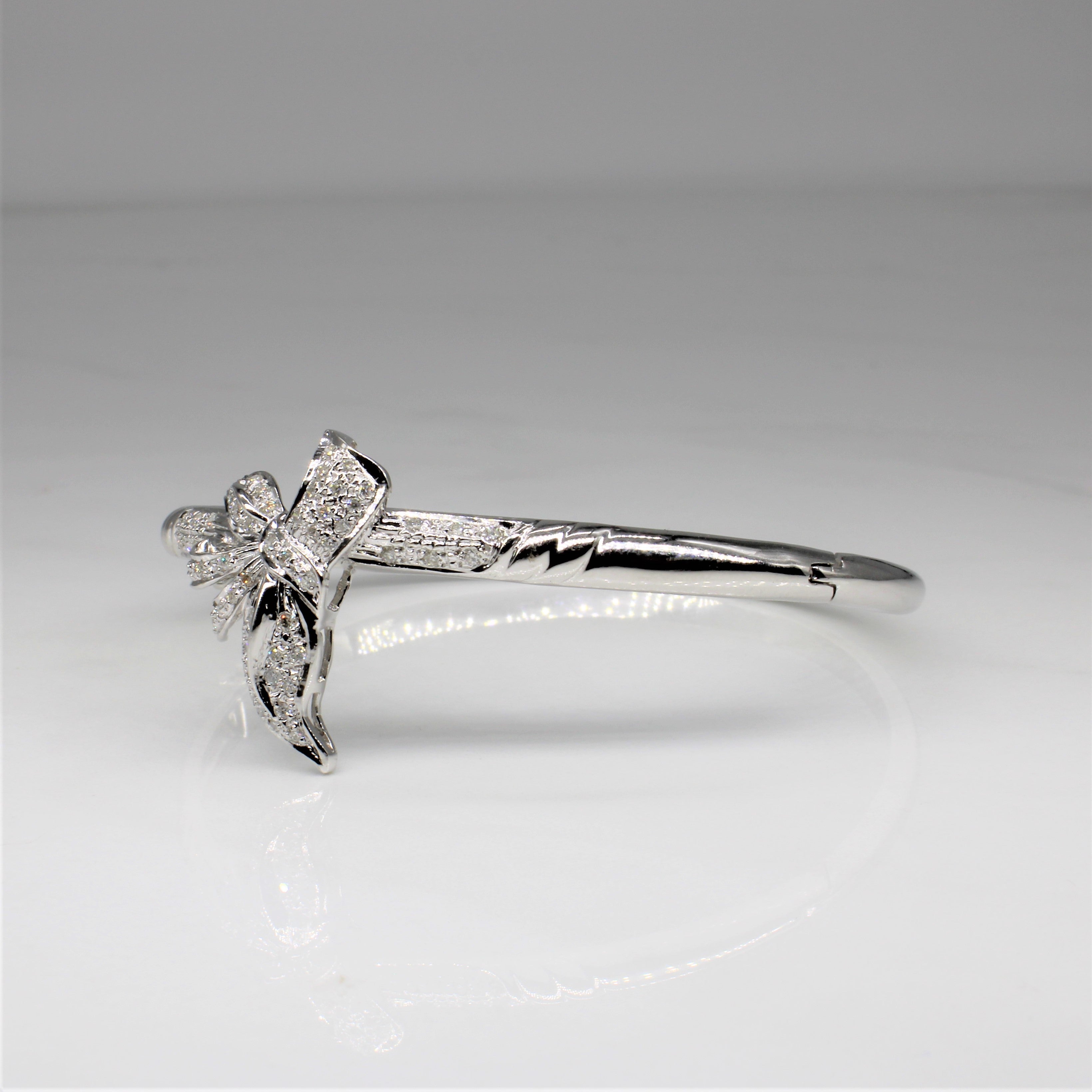 Diamond Bow Bracelet | 0.35ctw | 6" |