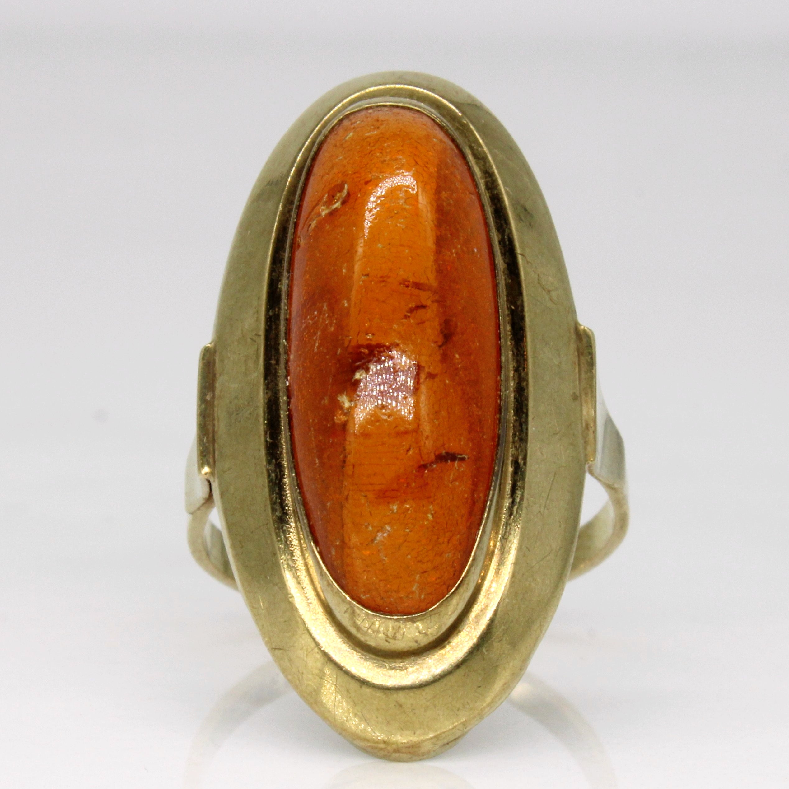 Amber Cocktail Ring | 3.10ct | SZ 6.75 |