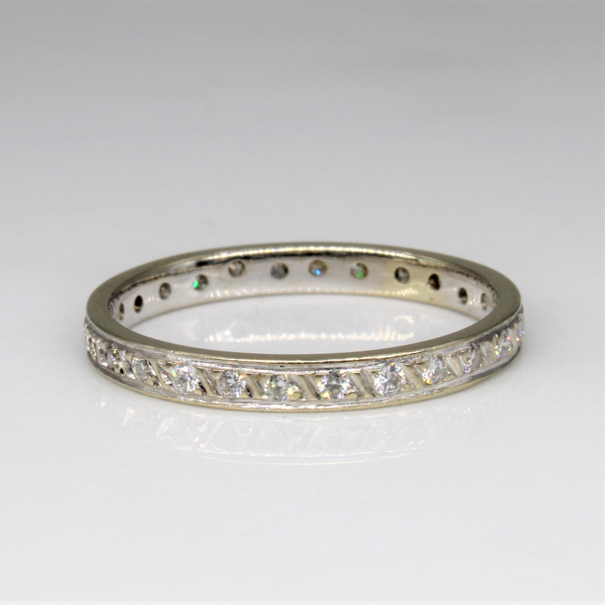 White Gold Diamond Eternity Ring | 0.25ctw | SZ 5.75 |