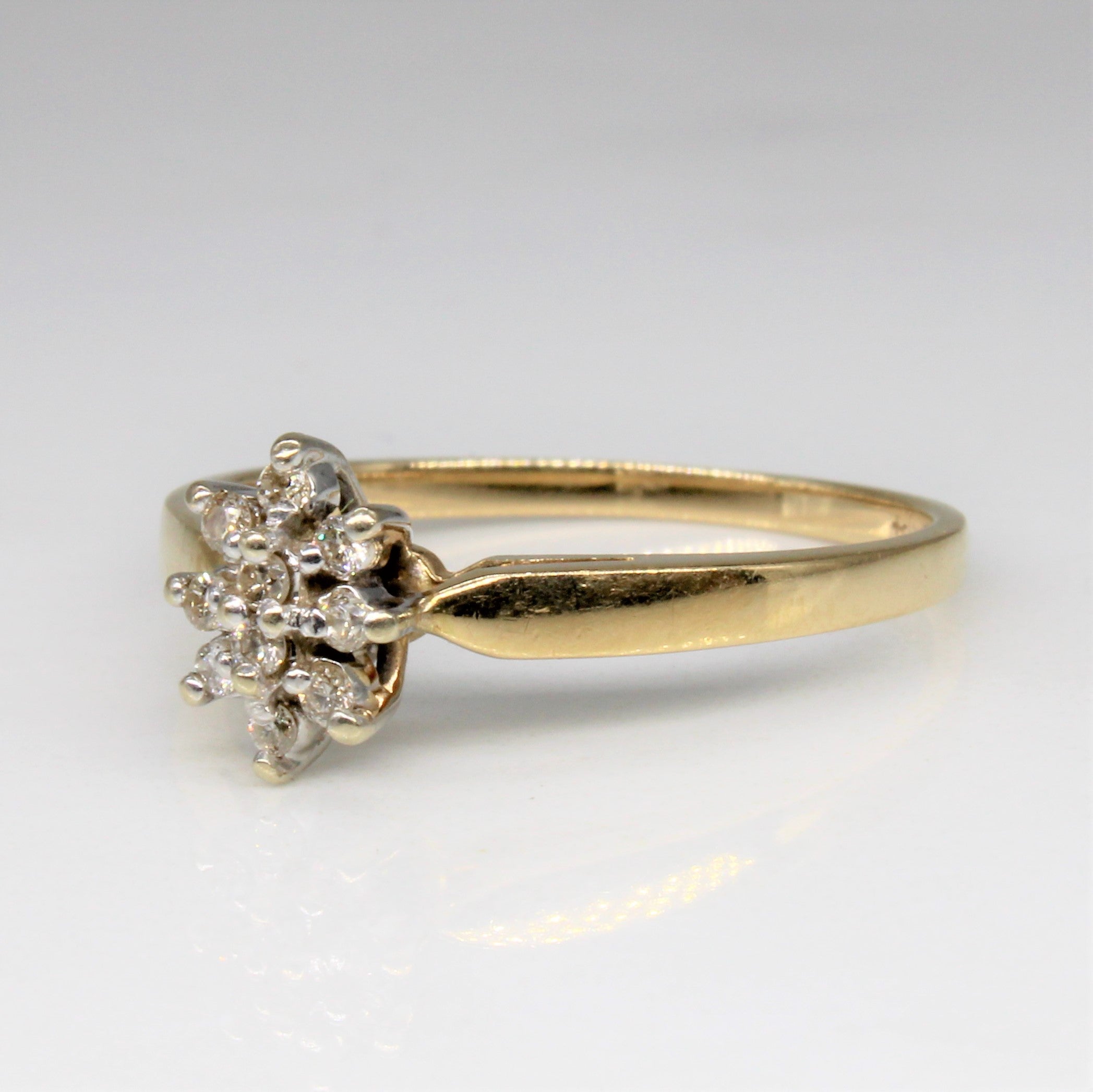Diamond Cluster Ring | 0.08ctw | SZ 6.5 |