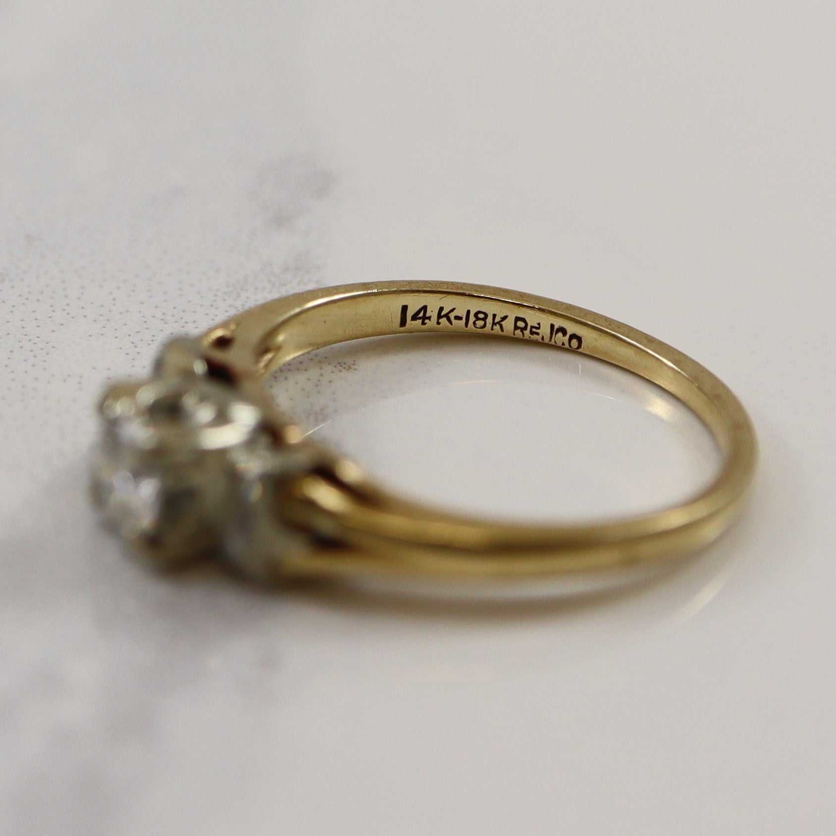 Retro Diamond Engagement Ring | 0.33ctw | SZ 6 |