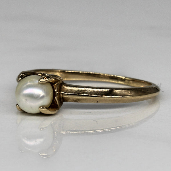 High Set Pearl Ring | SZ 7.75 |