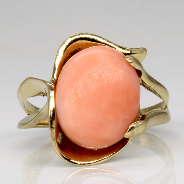Coral Cocktail Ring | 2.75ct | SZ 5.25 |