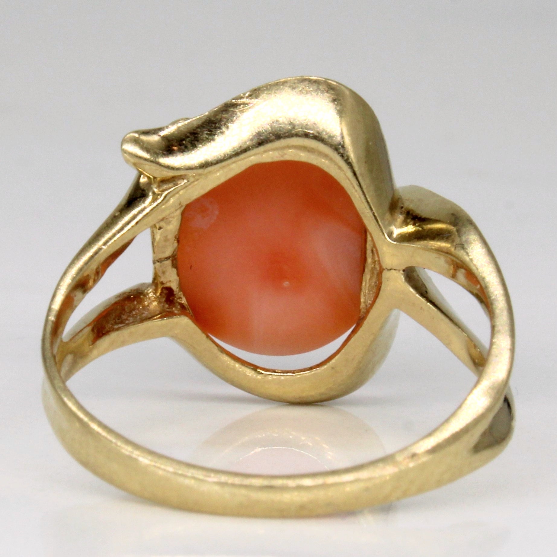 Coral Cocktail Ring | 2.75ct | SZ 5.25 |