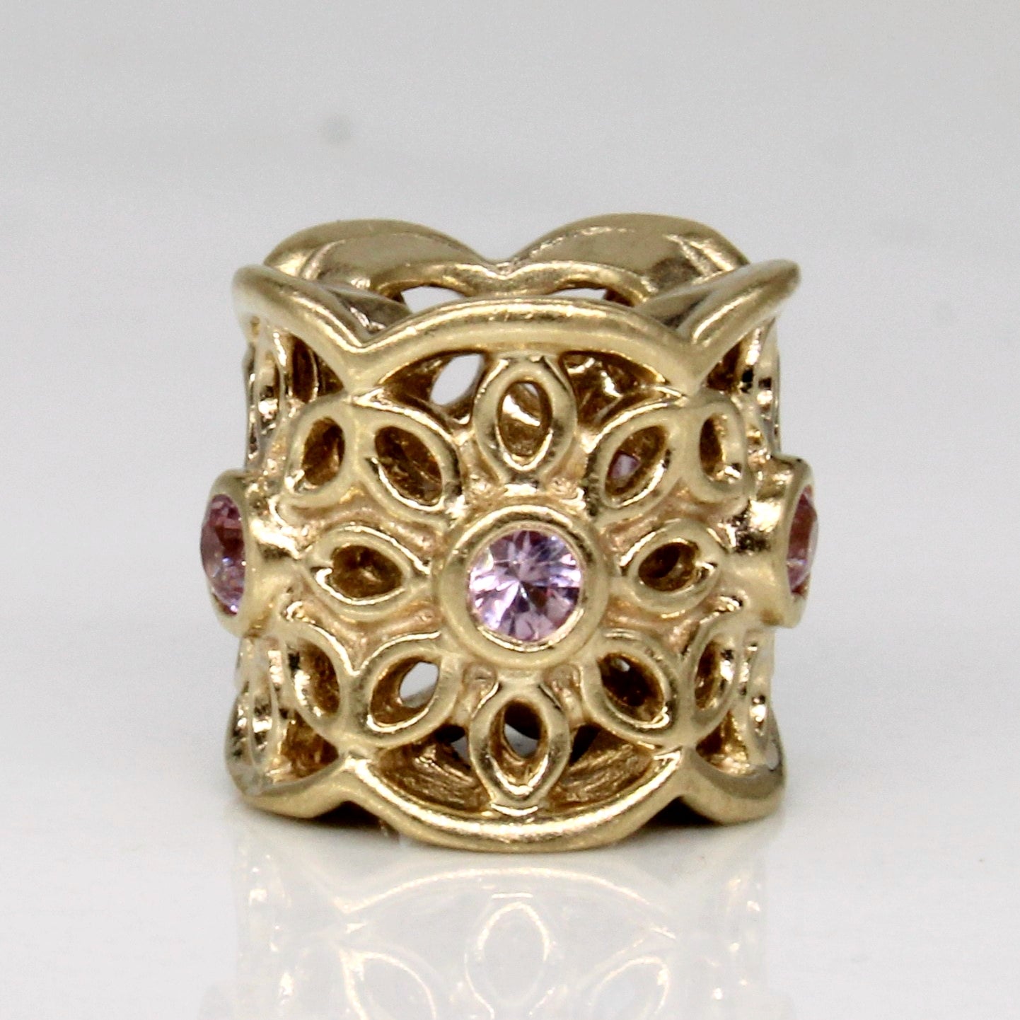 Pandora' Pink Sapphire Charm | 0.10ctw |