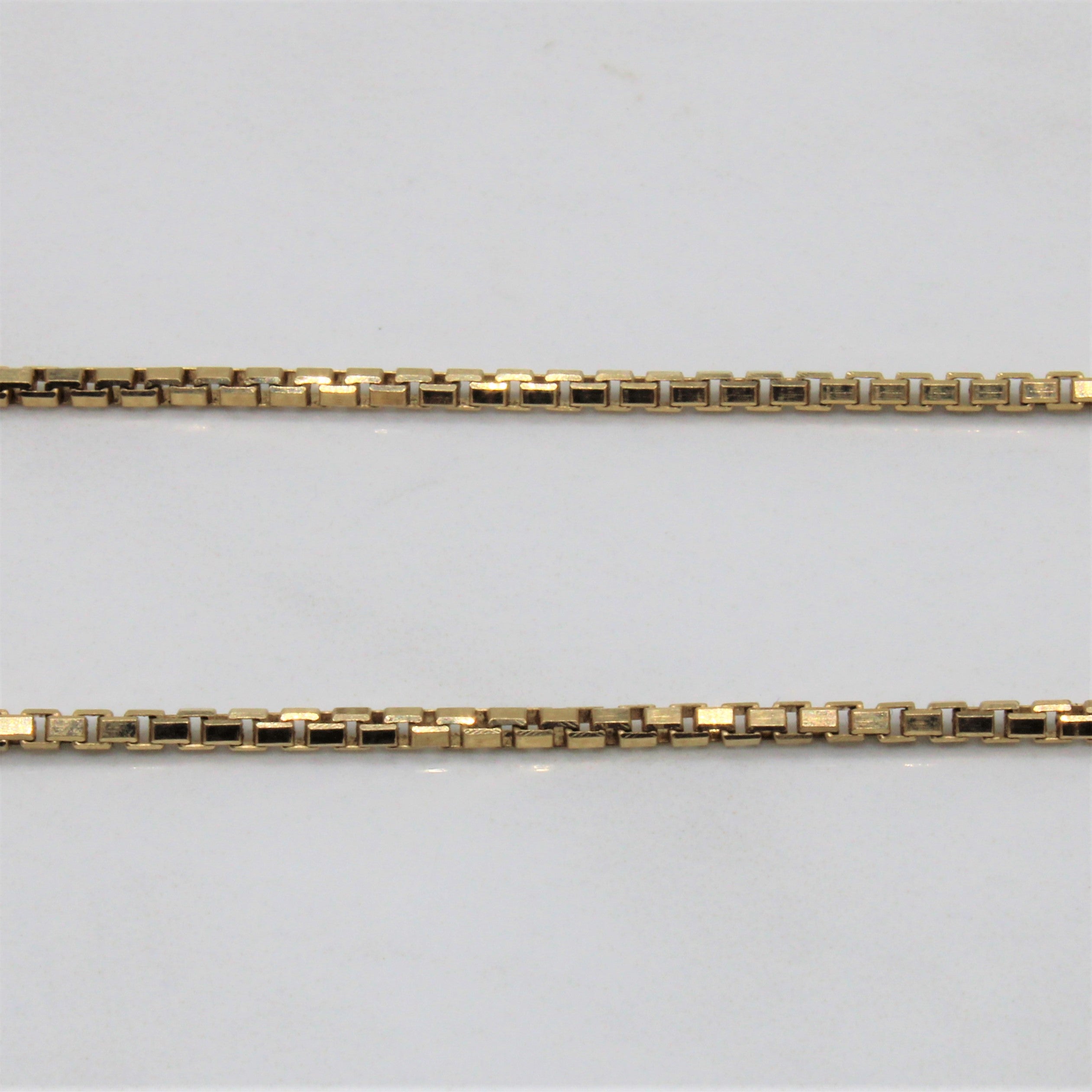 14k Yellow Gold Box Chain | 16" |