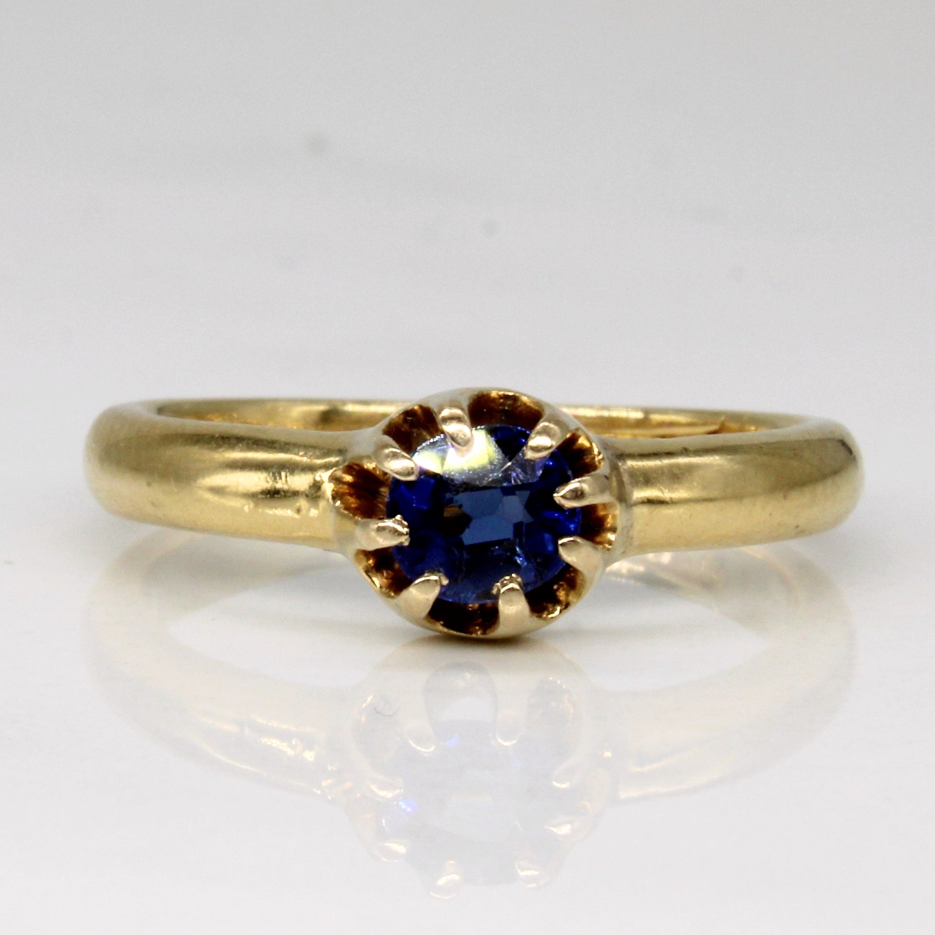 Sapphire Claw Set Ring | 0.38ct | SZ 6 |