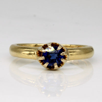 Sapphire Claw Set Ring | 0.38ct | SZ 6 |