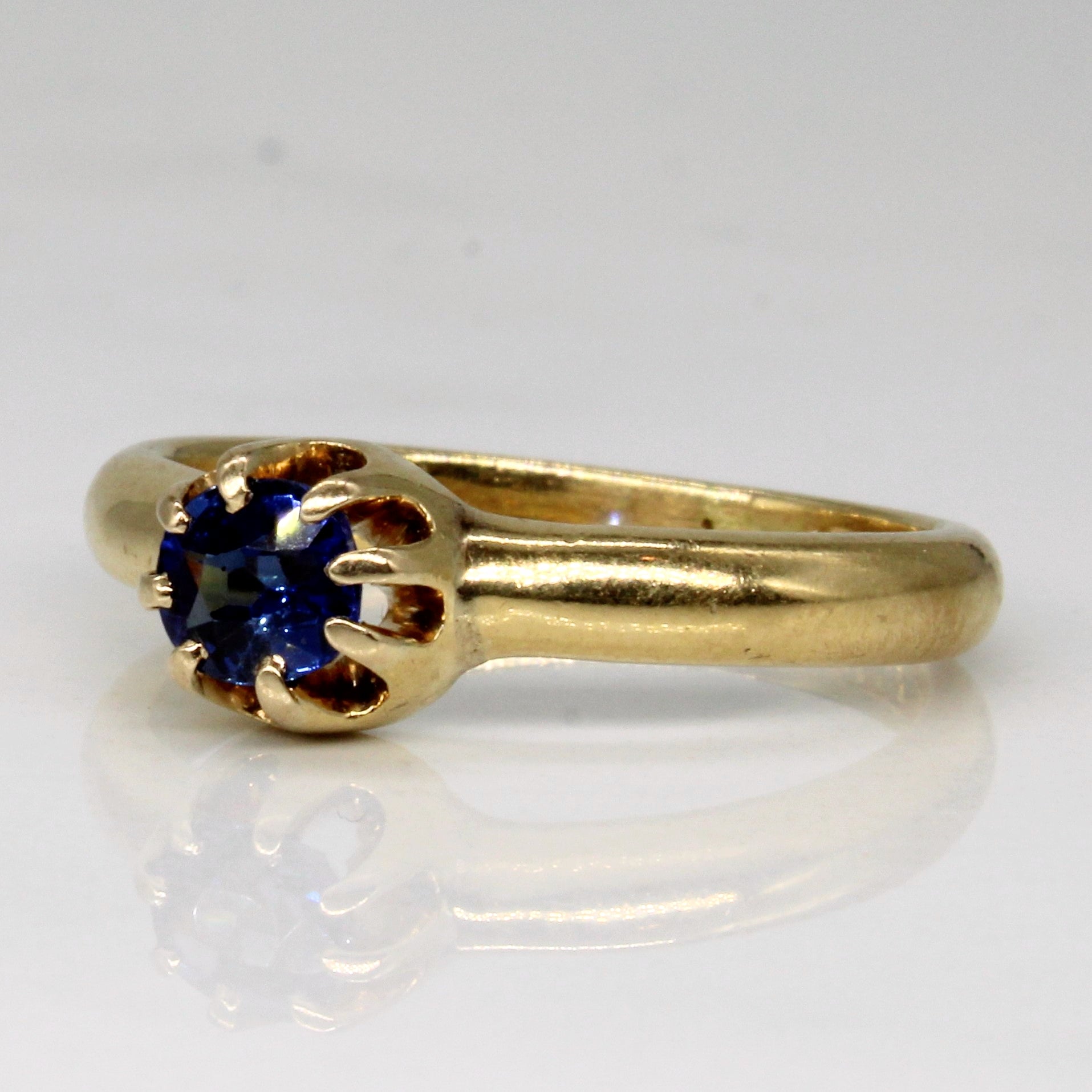 Sapphire Claw Set Ring | 0.38ct | SZ 6 |