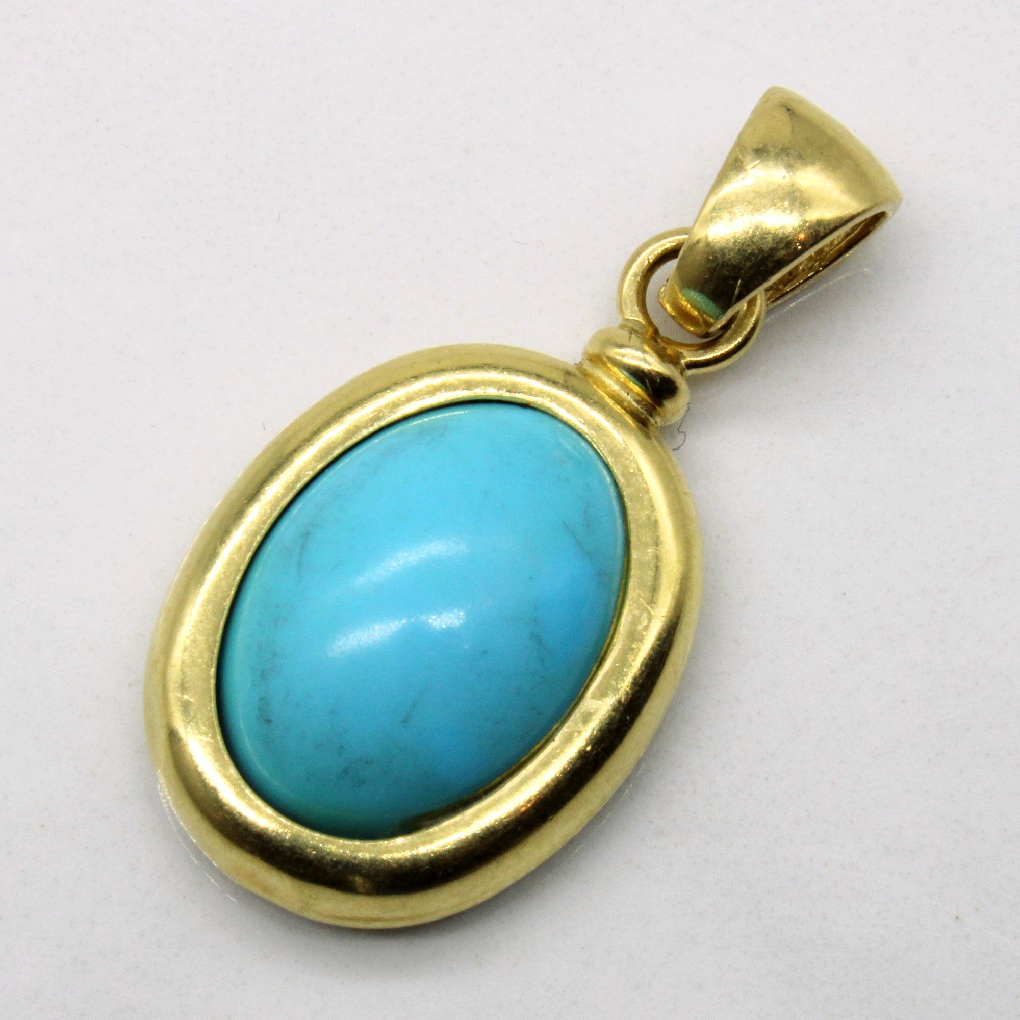 Dyed Blue Howlite Pendant | 4.25ct |