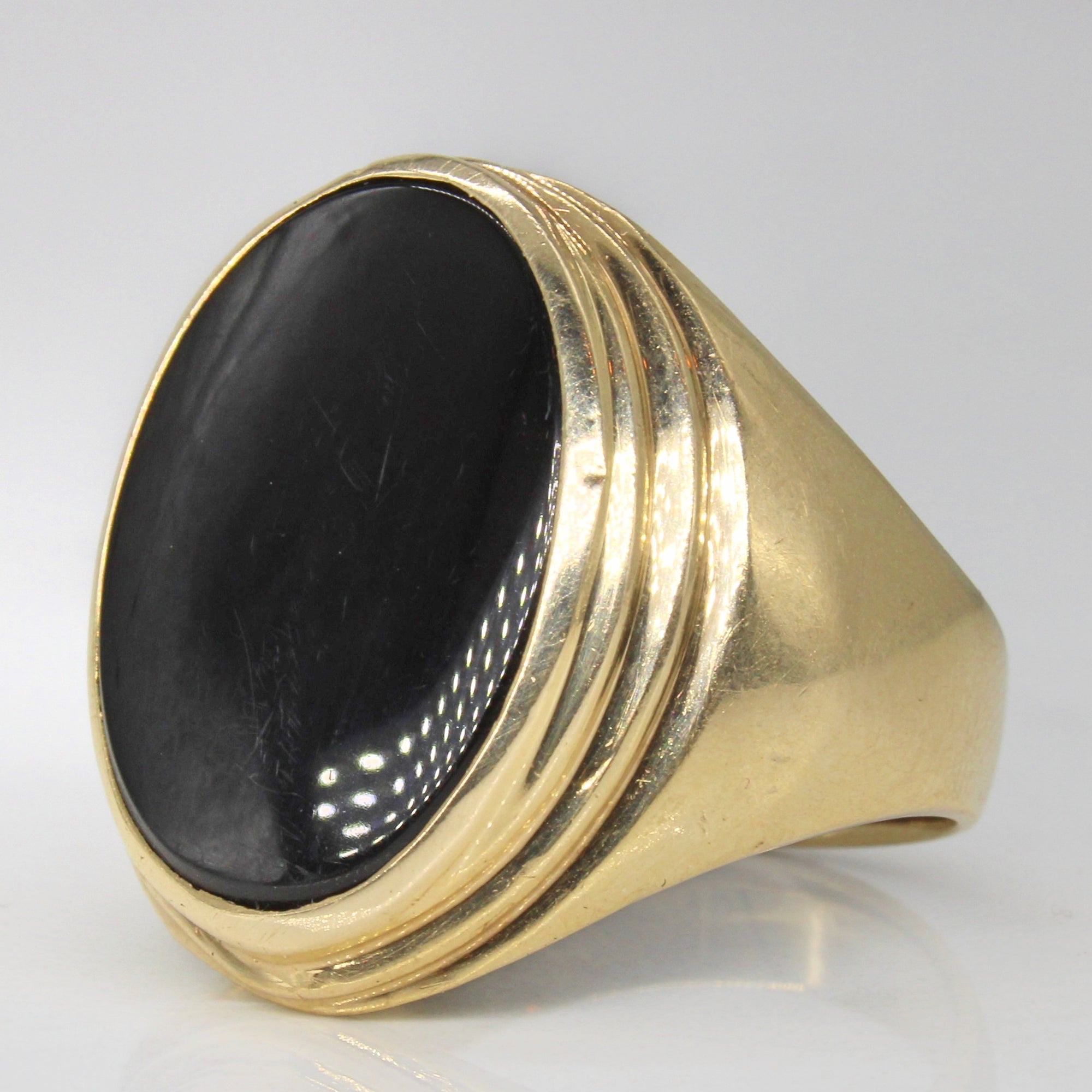 Onyx Cocktail Ring | 5.00ct | SZ 10.25 |