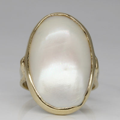Mabé Pearl Cocktail Ring | SZ 6.25 |