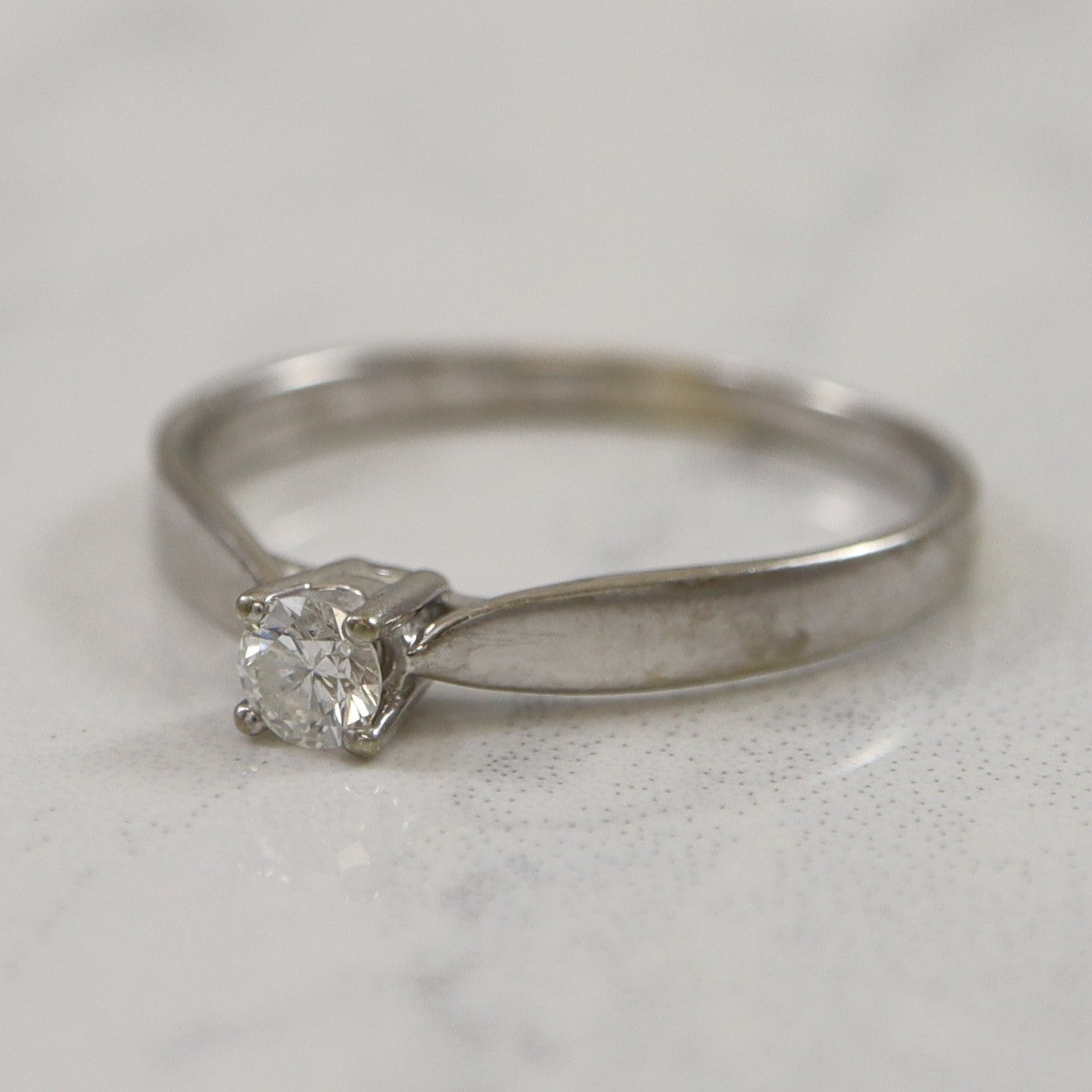 Solitaire Diamond Ring | 0.15ct | SZ 7.5 |