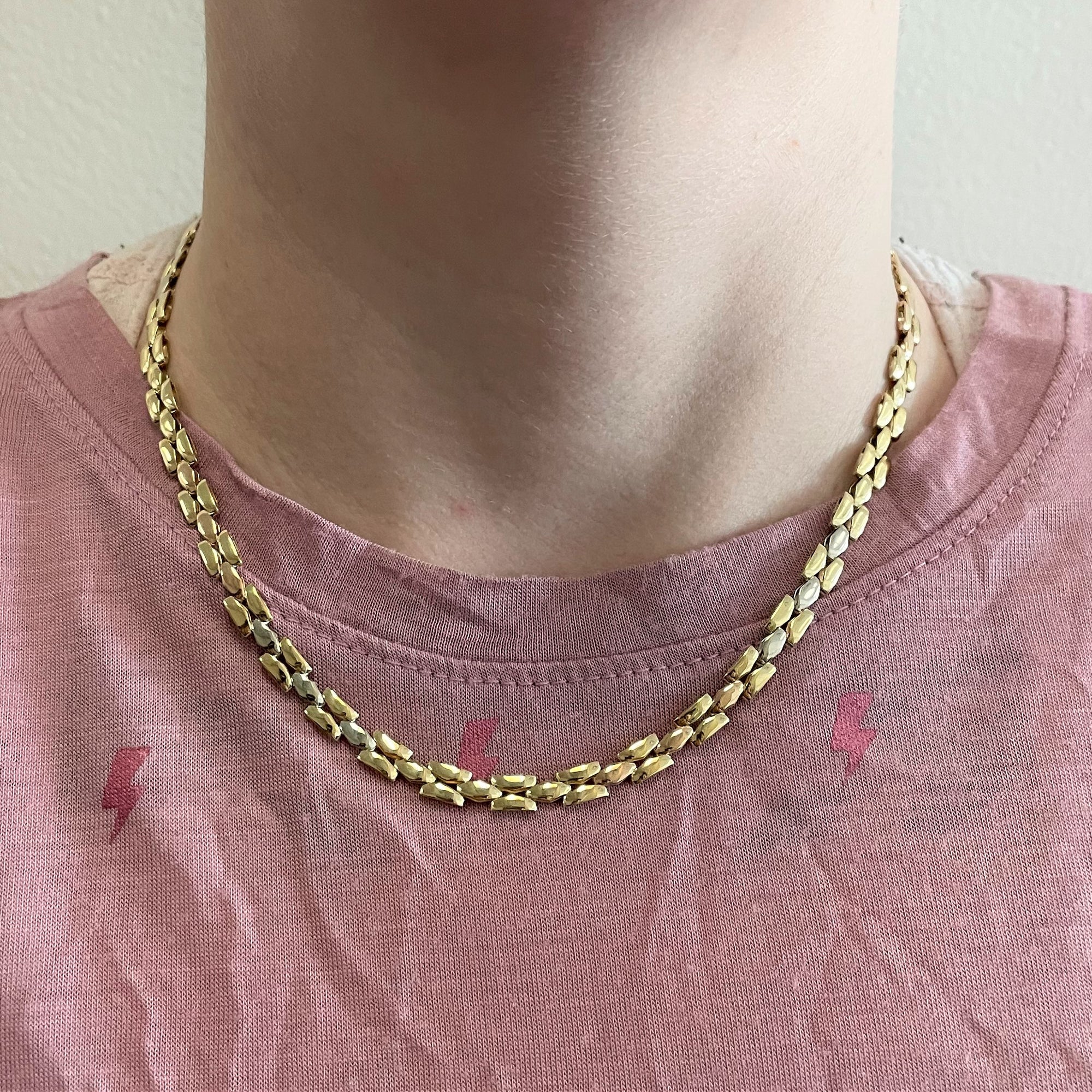 Panther Chain Necklace & Bracelet Set |