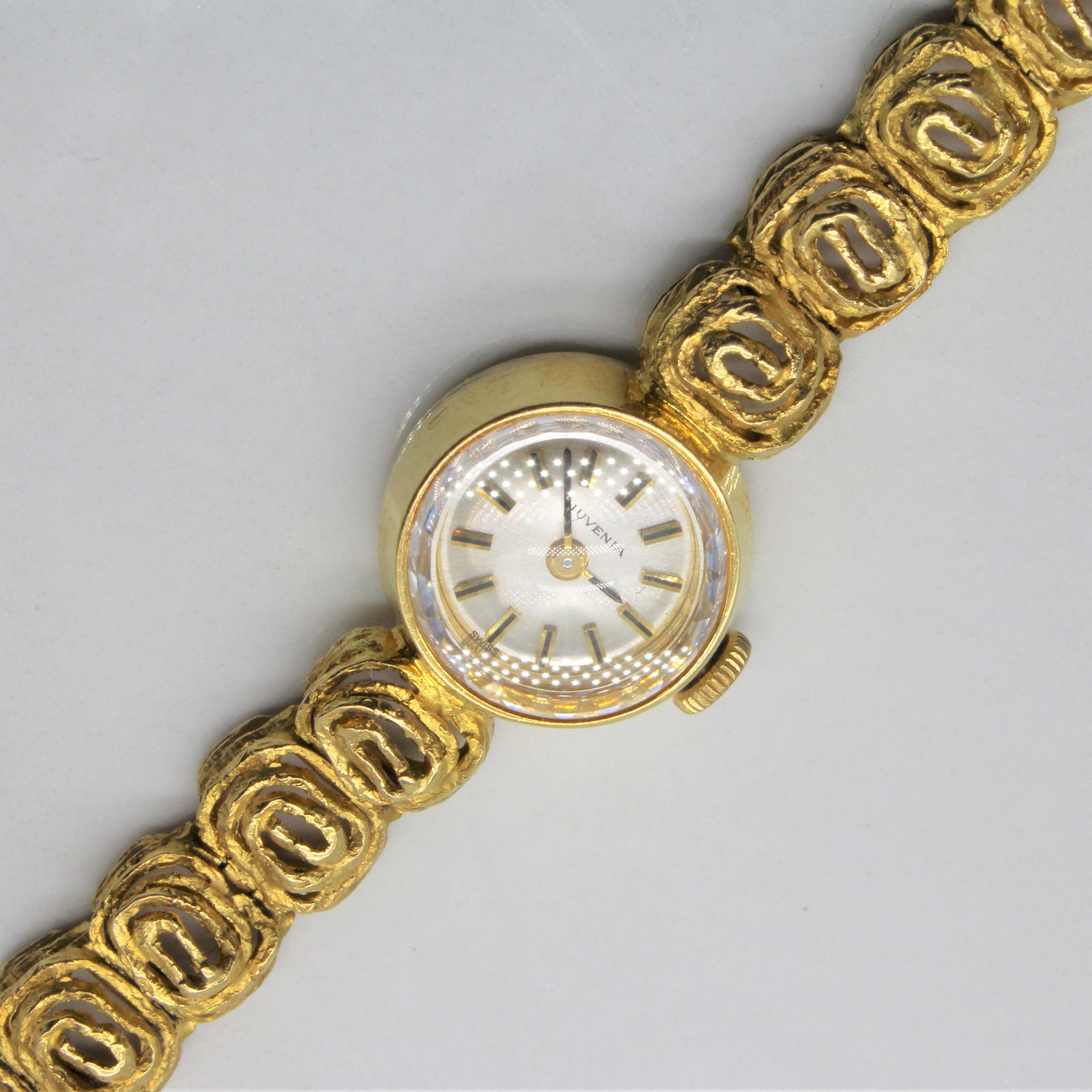 Juvenia' Slimatic Gold Watch | 7" |