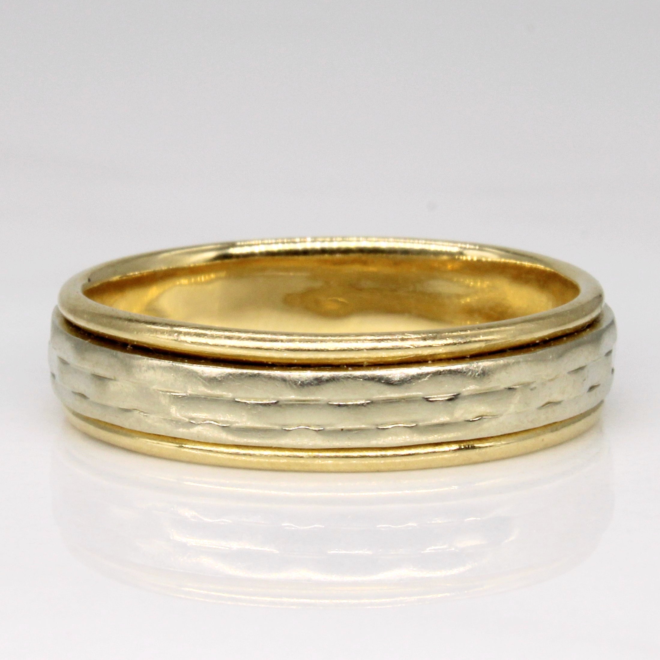 14k Two Tone Gold Band | SZ 10 |