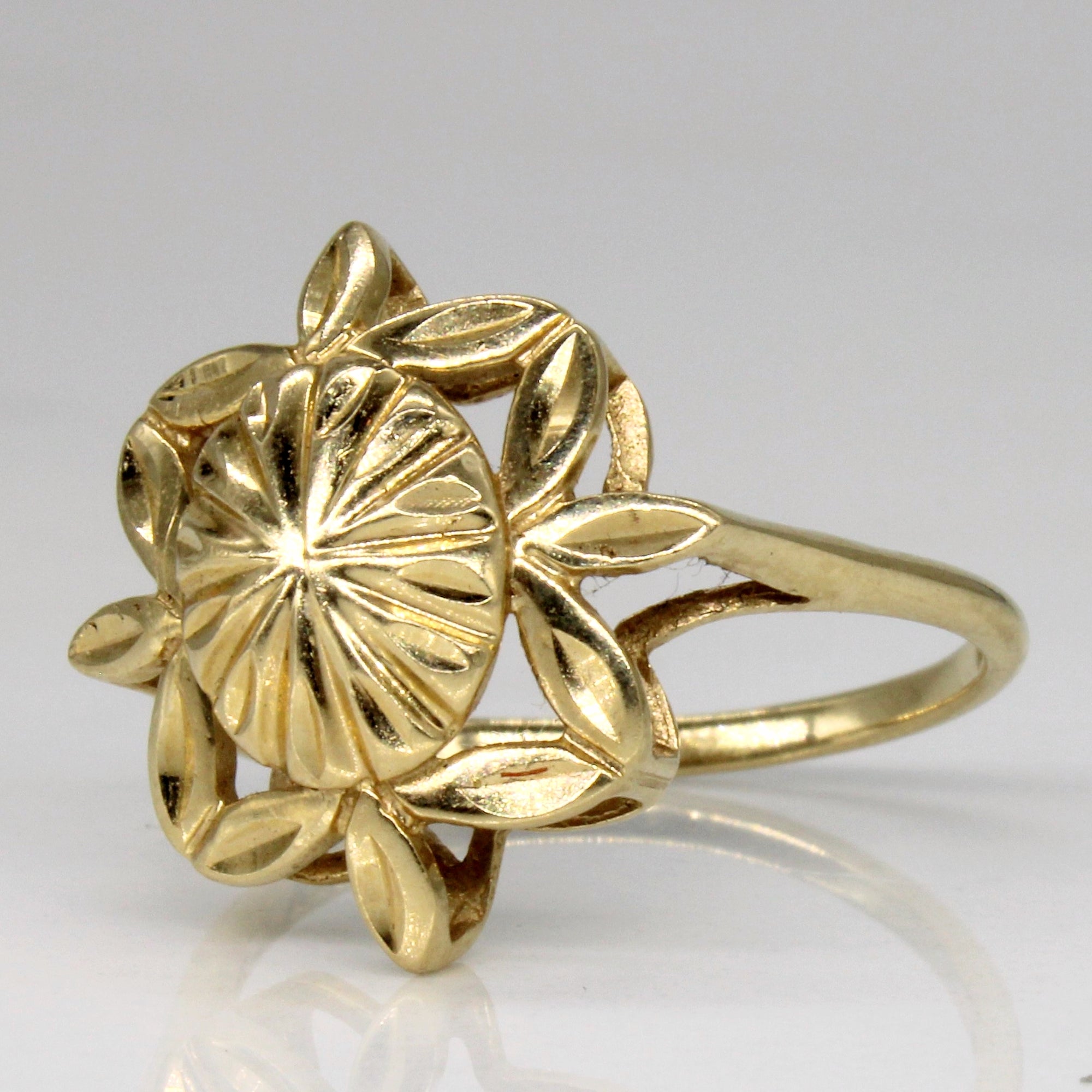 14k Yellow Gold Cocktail Ring | SZ 7.25 |