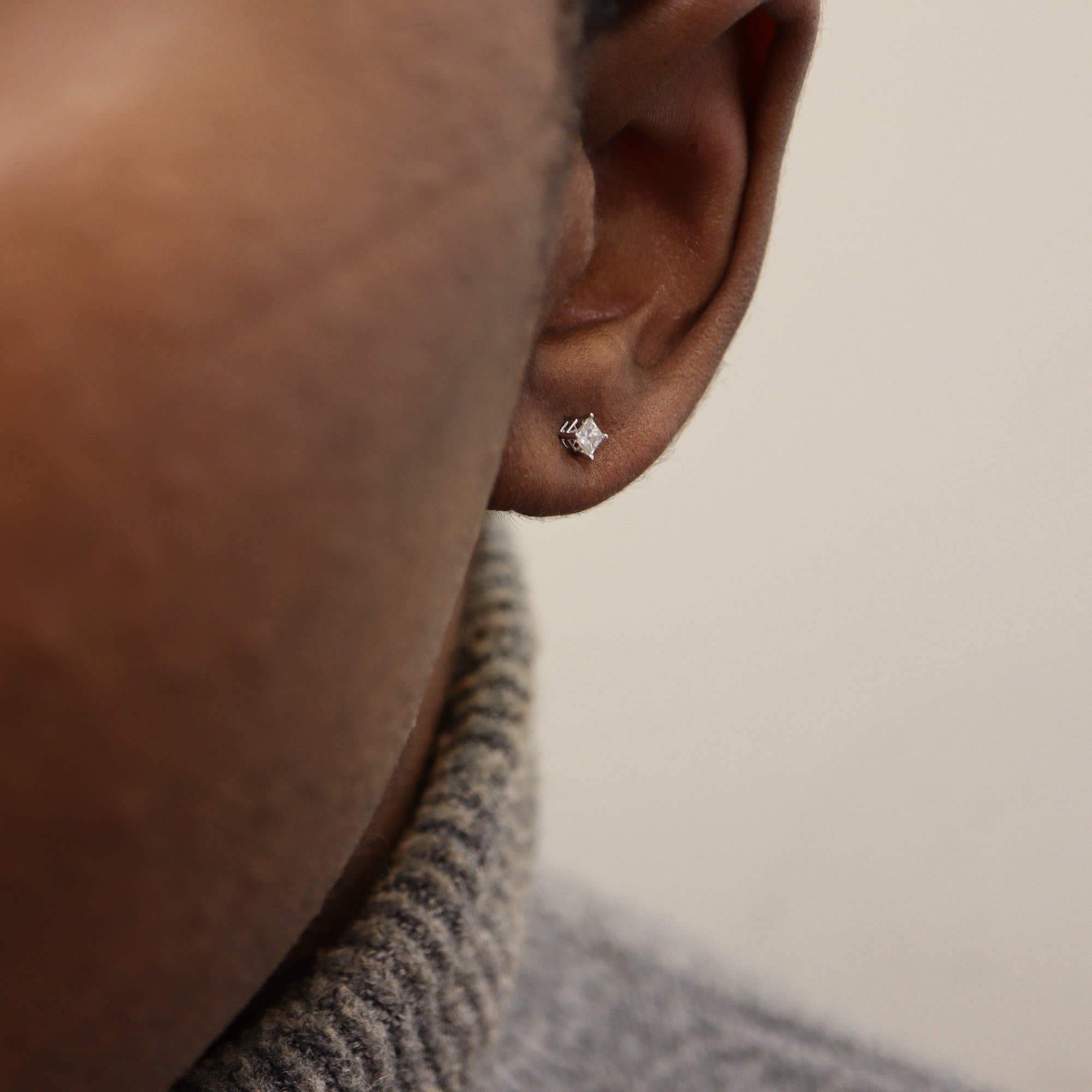 Princess Diamond Stud Earrings | 0.60ctw |