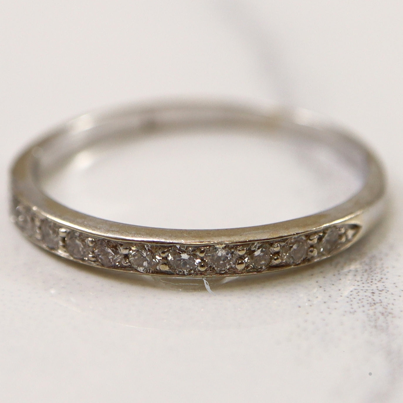 Semi Eternity Diamond Ring | 0.12ctw | SZ 5.75 |