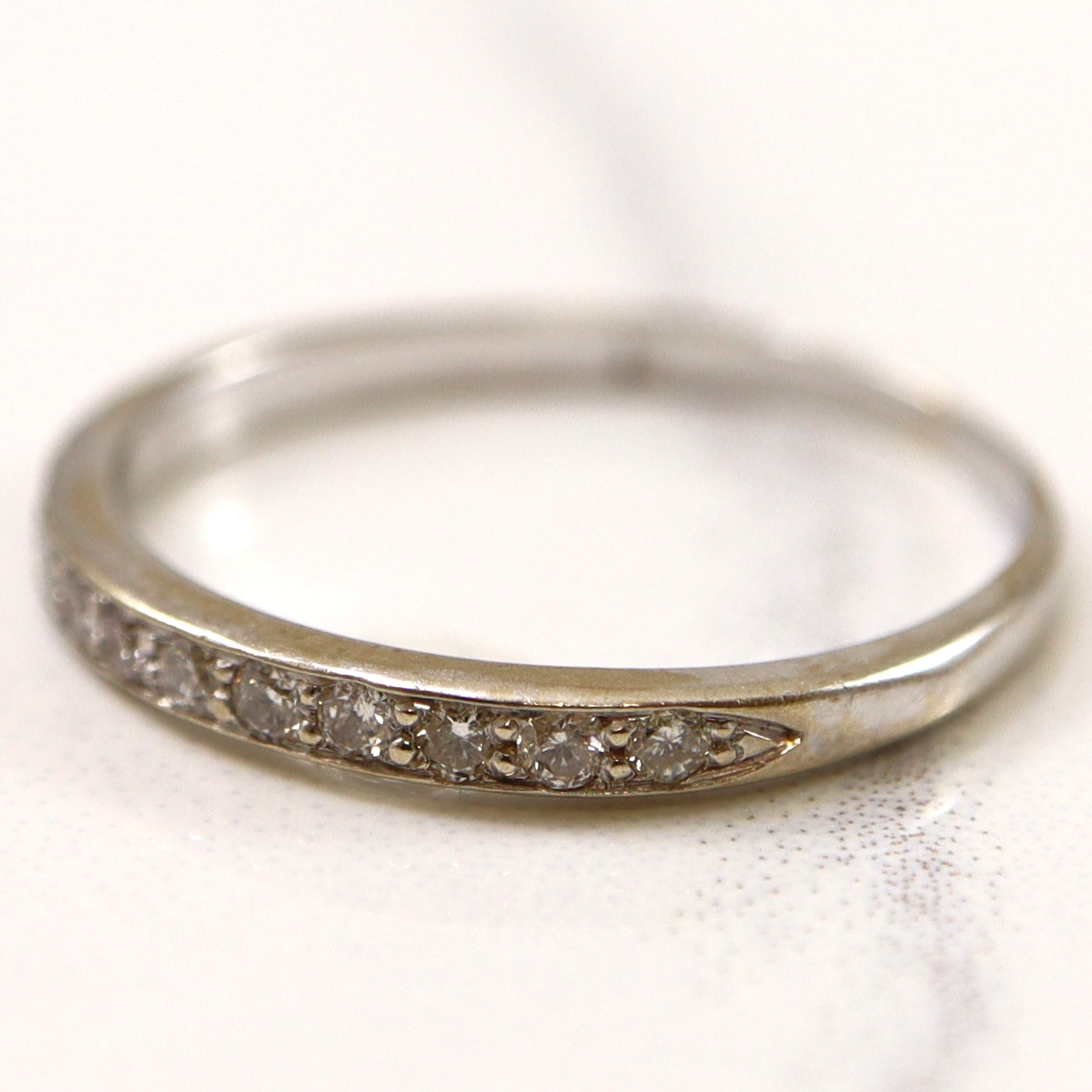 Semi Eternity Diamond Ring | 0.12ctw | SZ 5.75 |