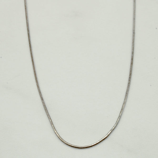 Sterling Silver Necklace | 18
