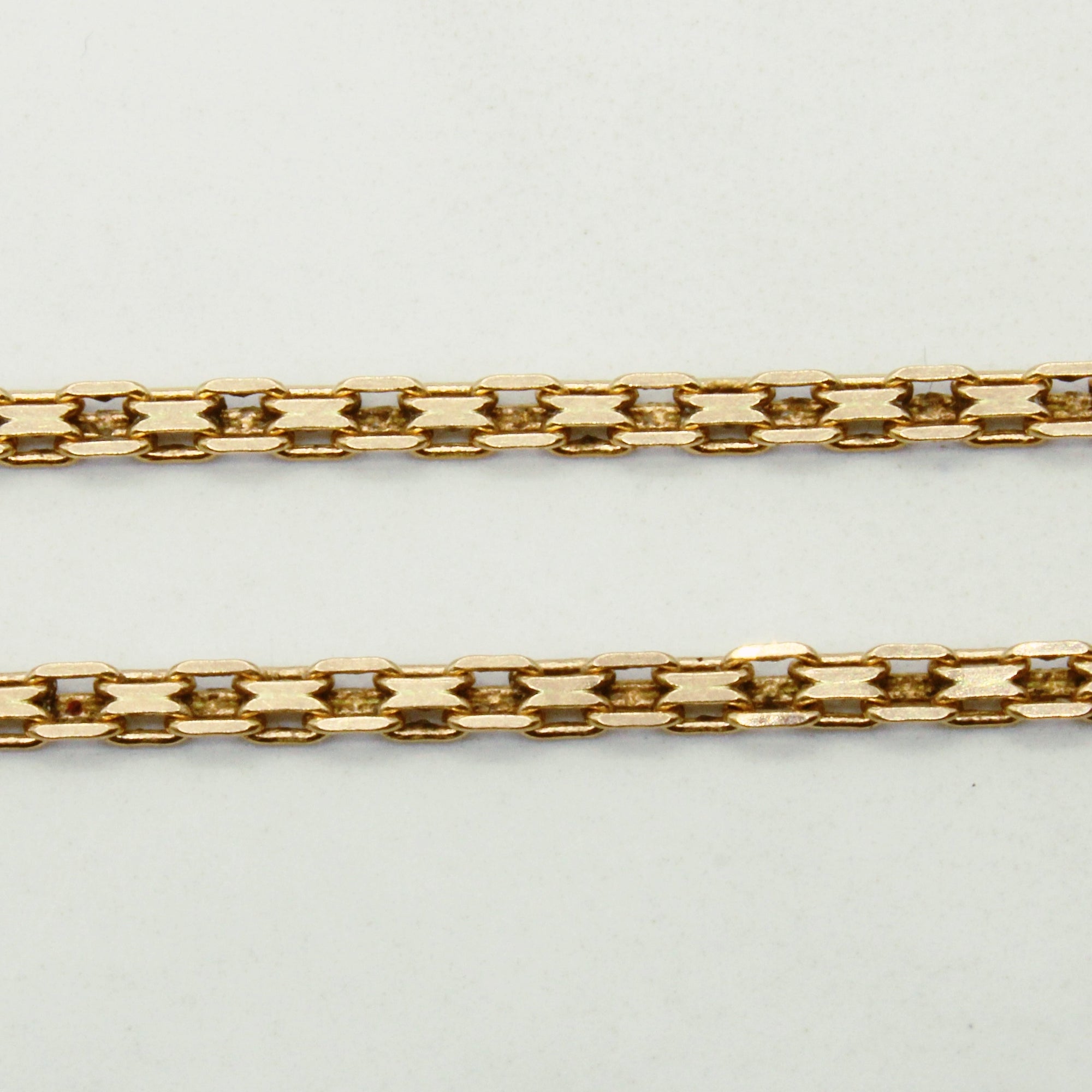 14k Yellow Gold Flat Link Chain | 20