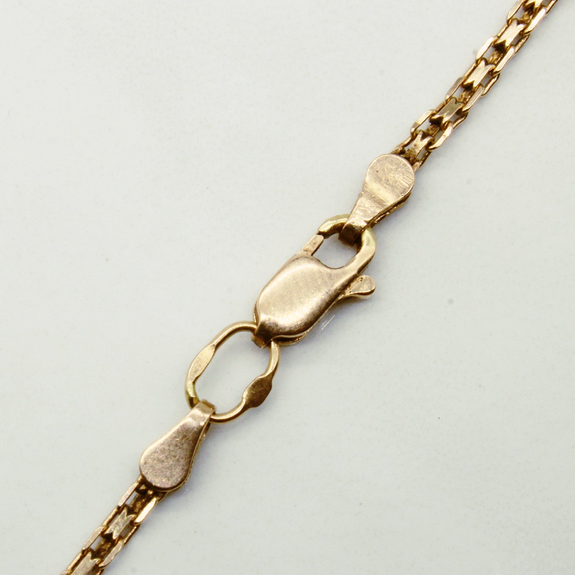 14k Yellow Gold Flat Link Chain | 20