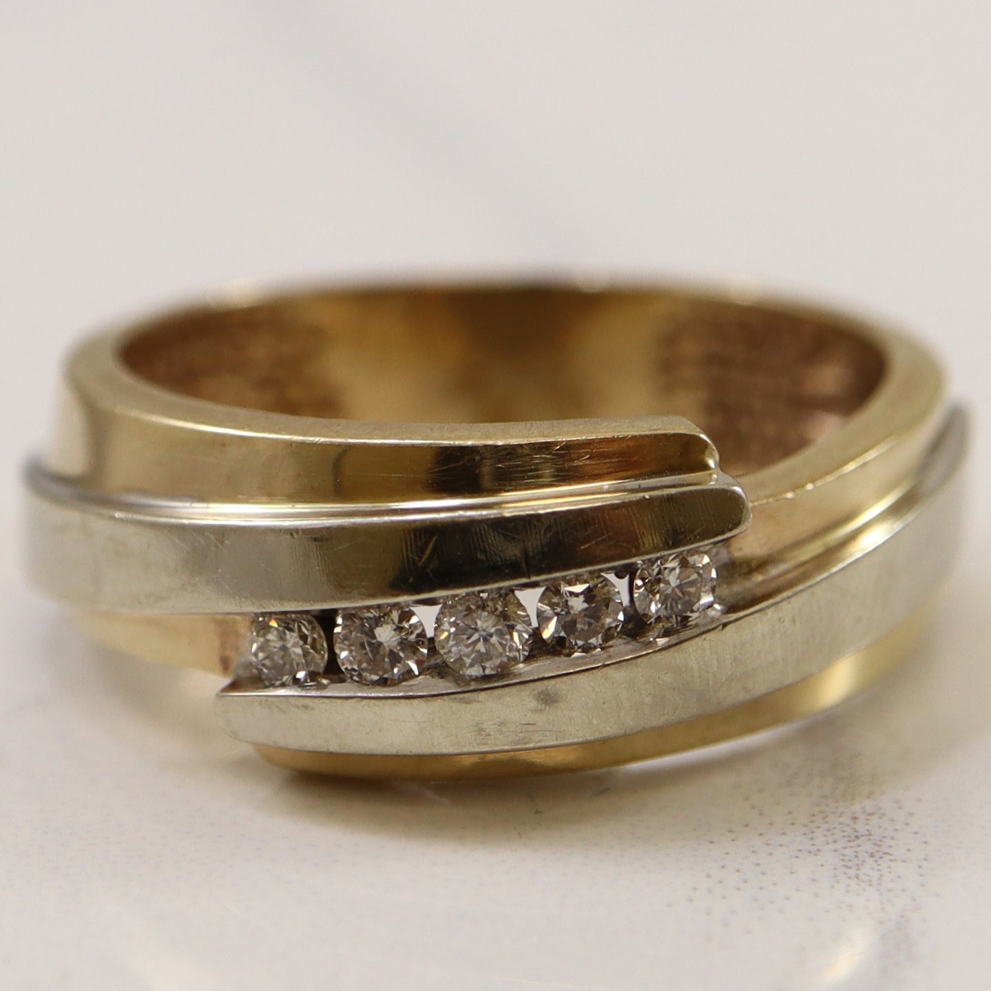 Five Stone Bypass Ring | 0.24ctw | SZ 8.5 |