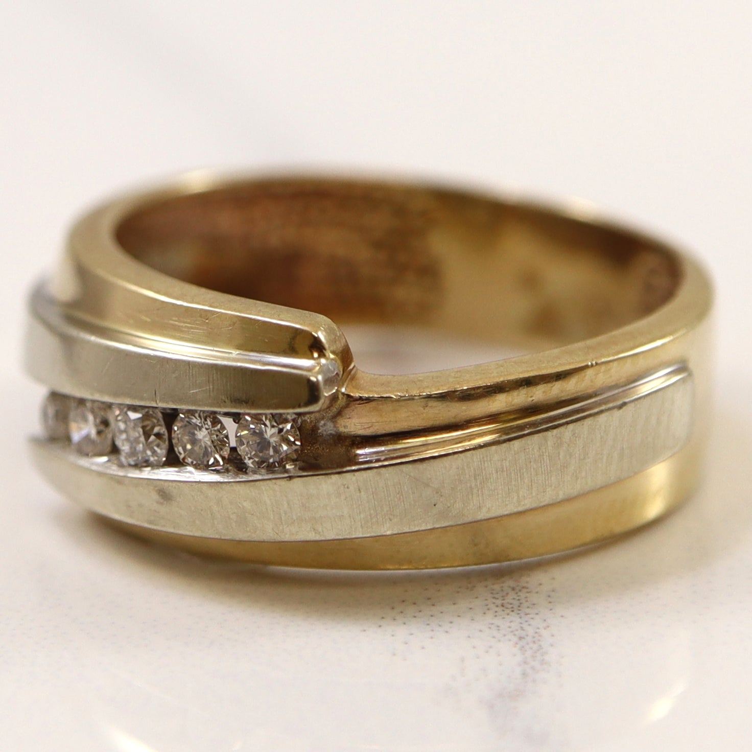 Five Stone Bypass Ring | 0.24ctw | SZ 8.5 |