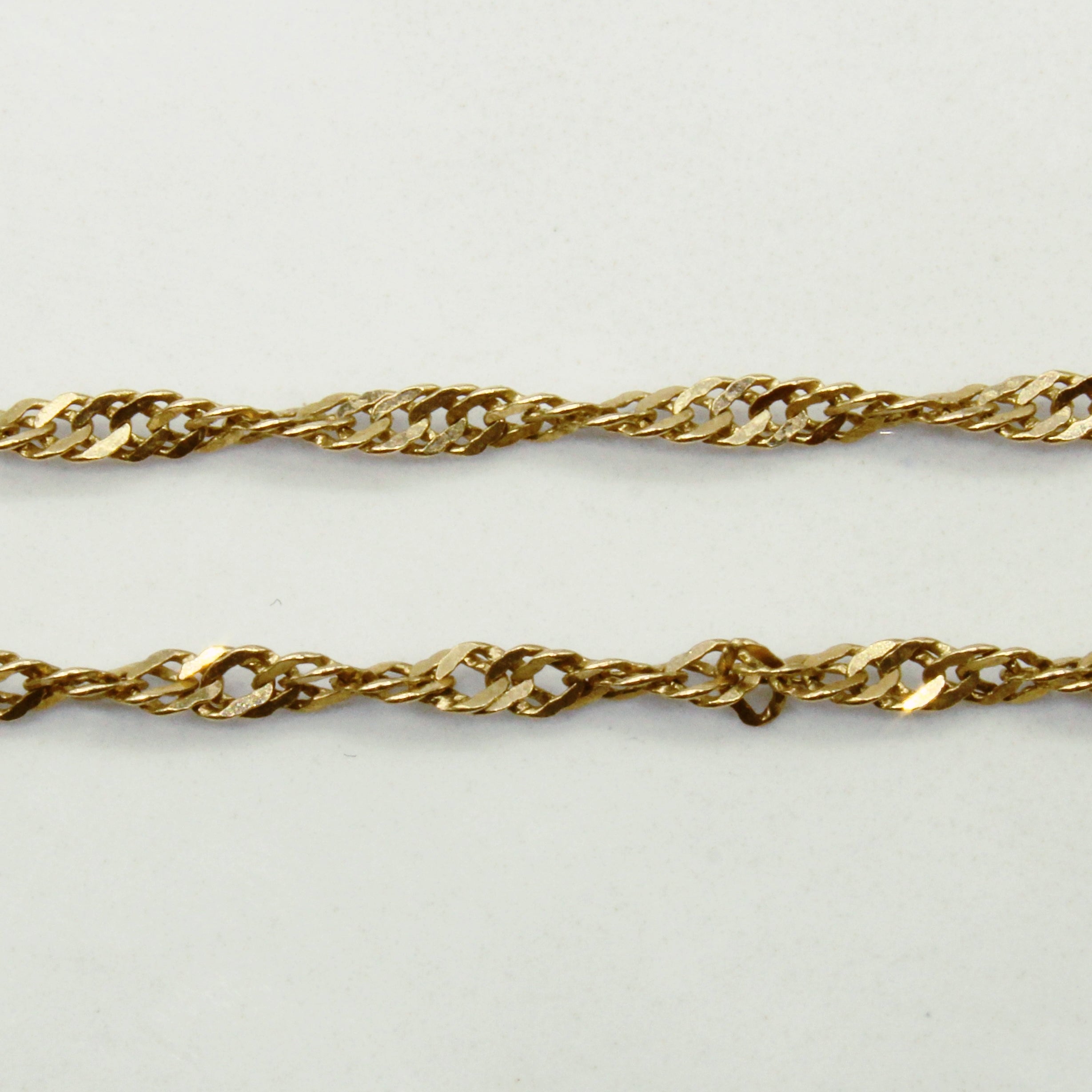 10k Yellow Gold Rope Link Chain | 24" |