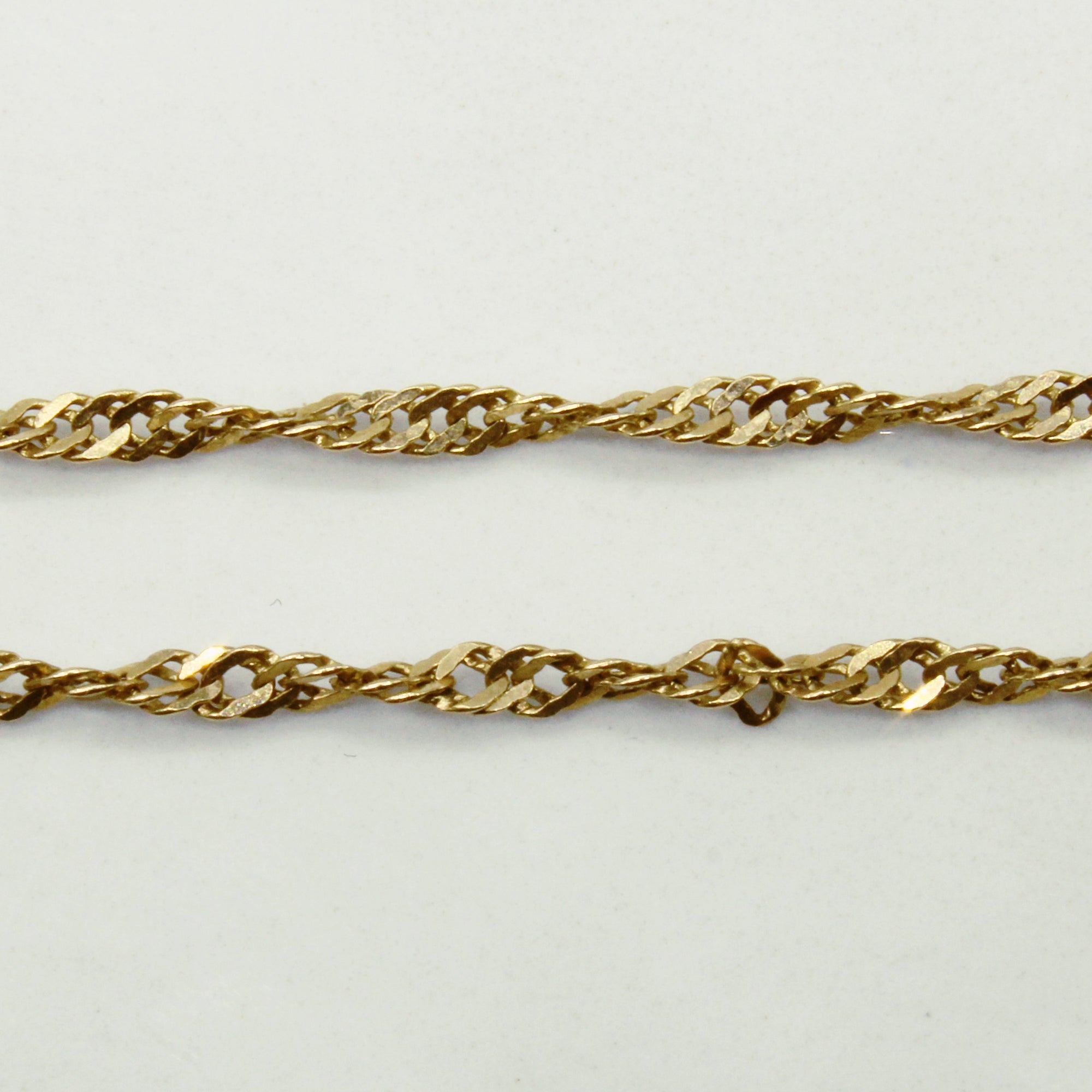 10k Yellow Gold Rope Link Chain | 24