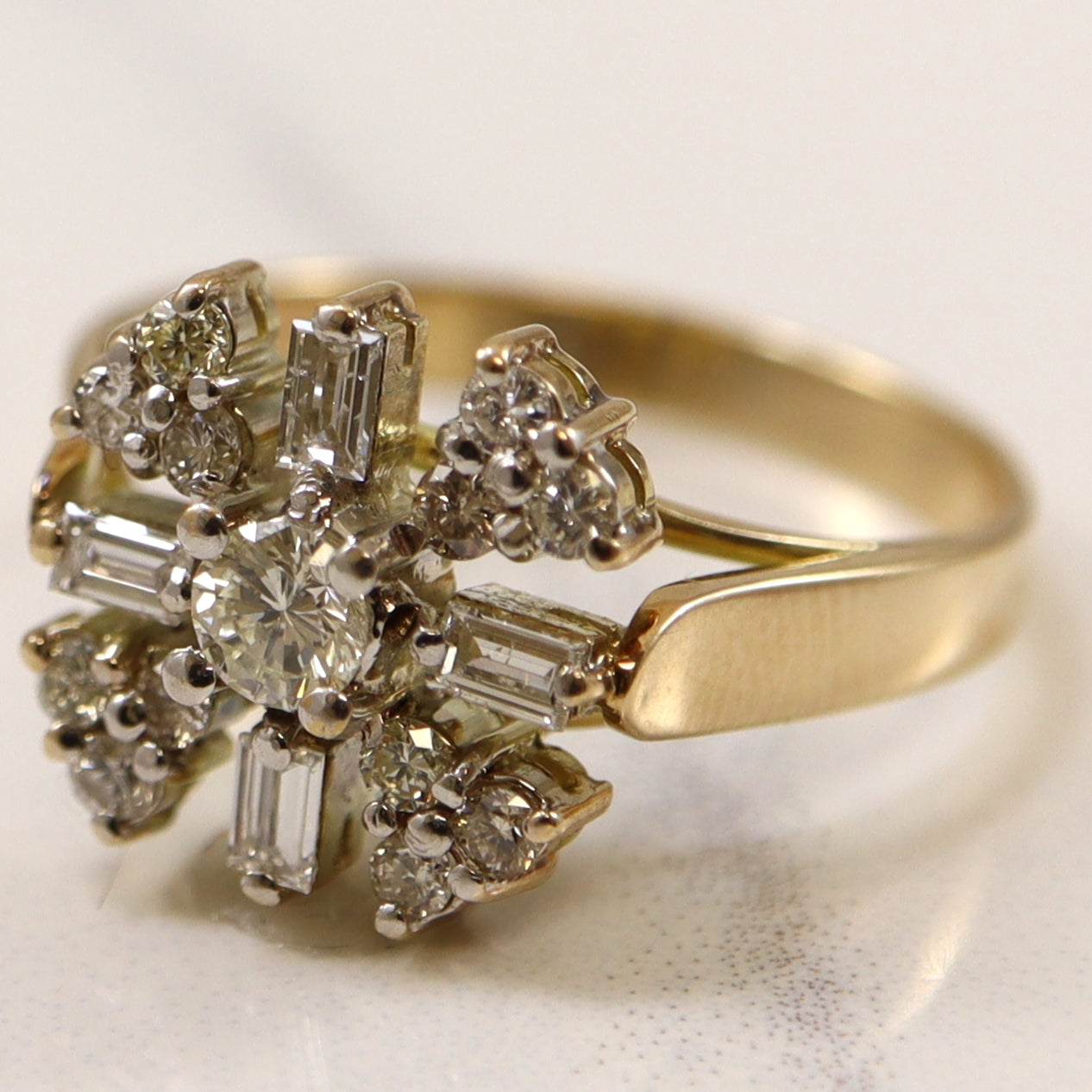 Diamond Ring & Diamond Earrings Set | 1.64ctw | SZ 7.75 |