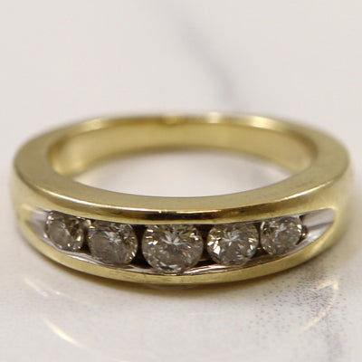 Five Stone Diamond Band | 0.53ctw | SZ 5.5 |