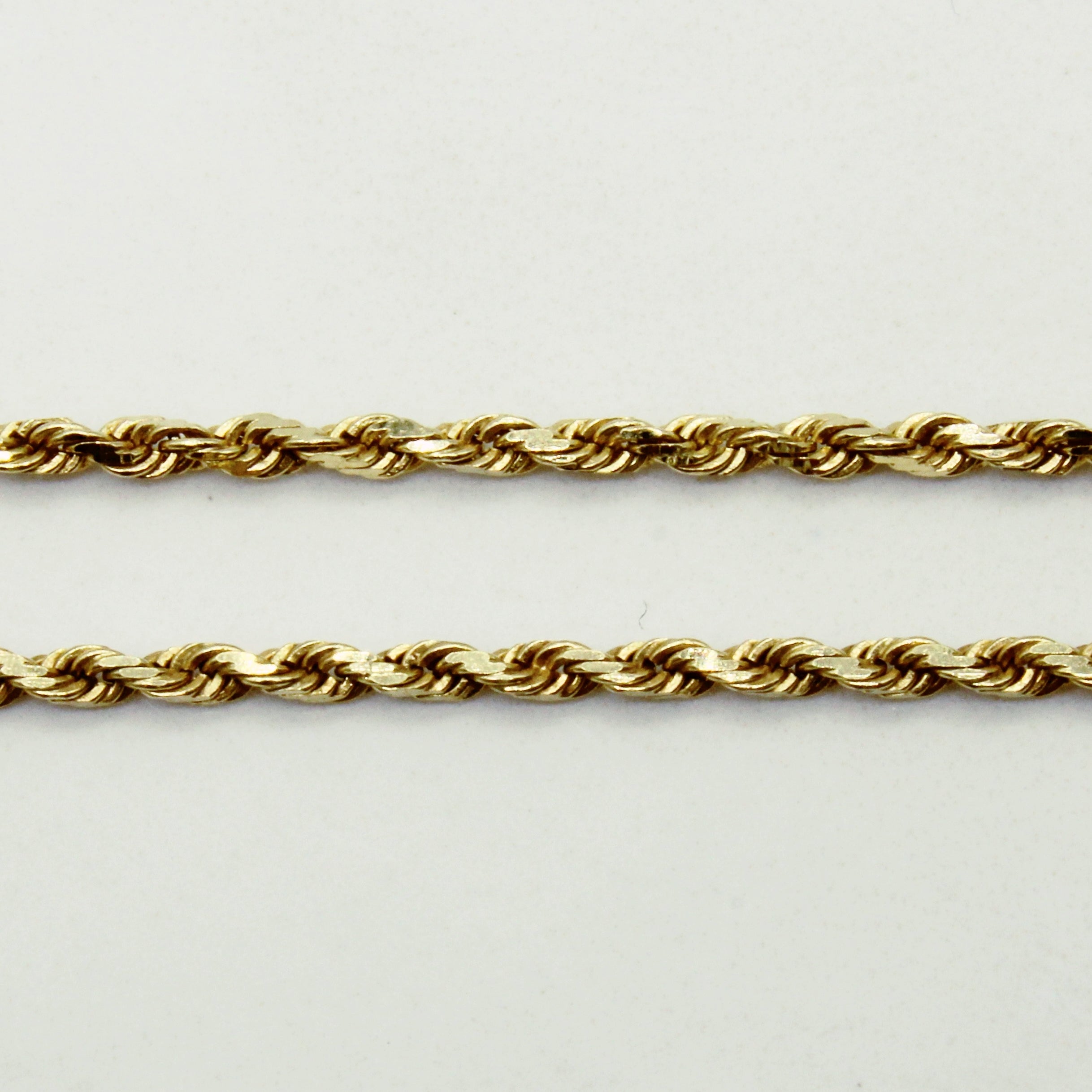 14k Yellow Gold Rope Link Chain | 16" |