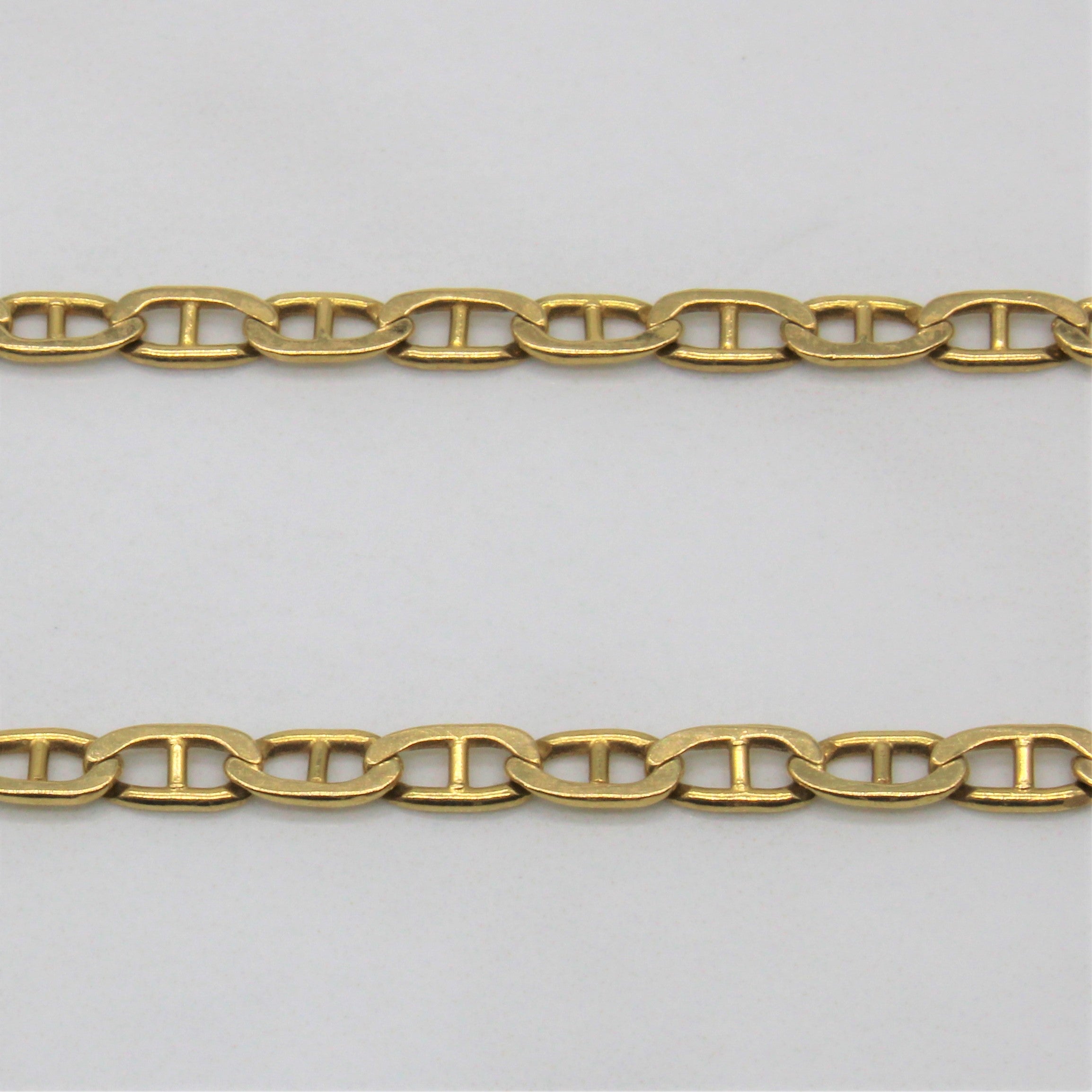 18k Yellow Gold Anchor Chain | 18" |