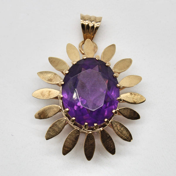 Purple Glass Pendant | 5.23ct |