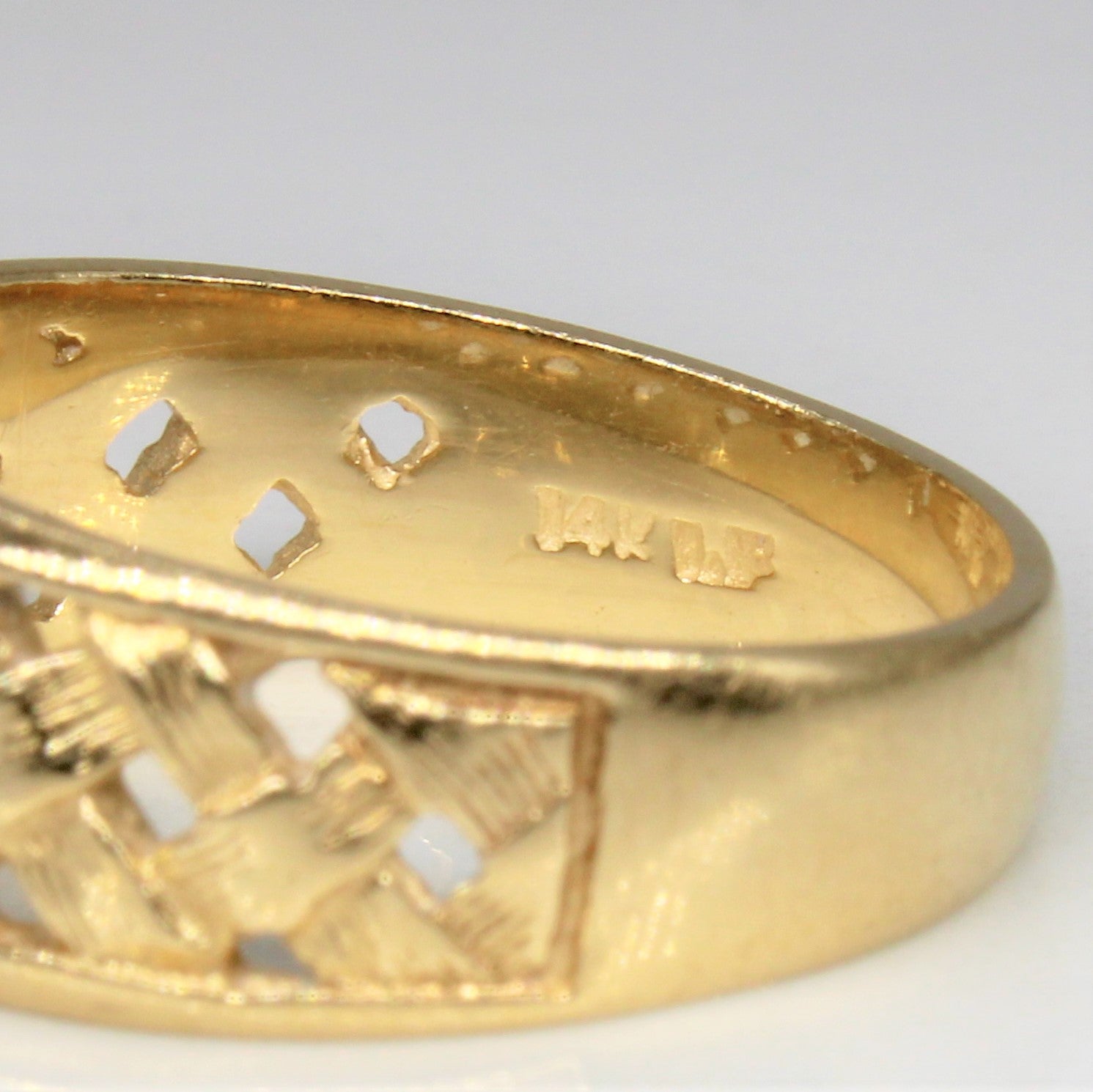 Textured Woven Gold Ring | SZ 6.25 |