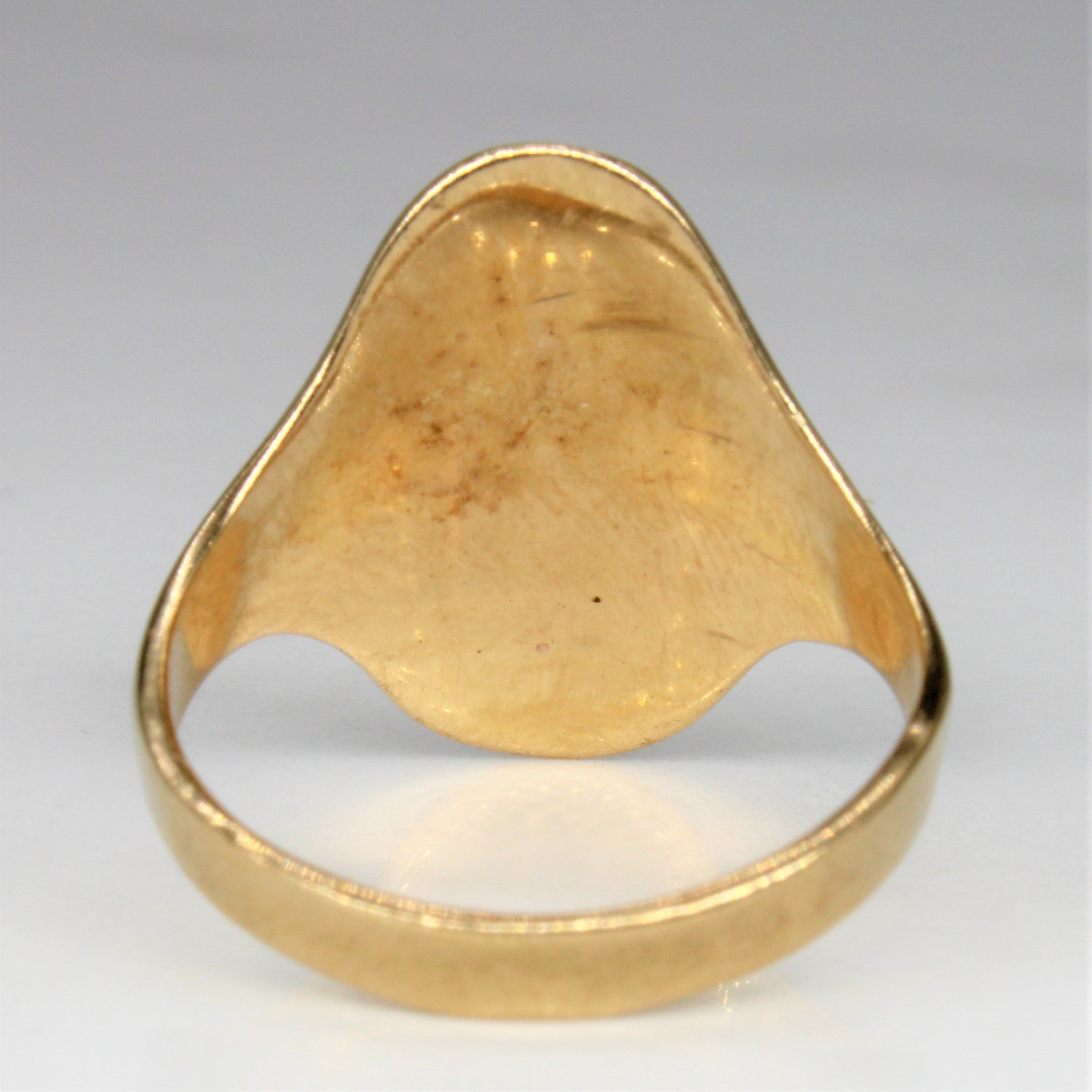 Engraved Initial 'MKA' Signet Ring | SZ 6.75 |