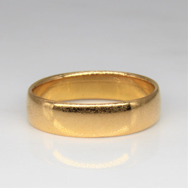 1920s Yellow Gold Band | SZ 6.75 |