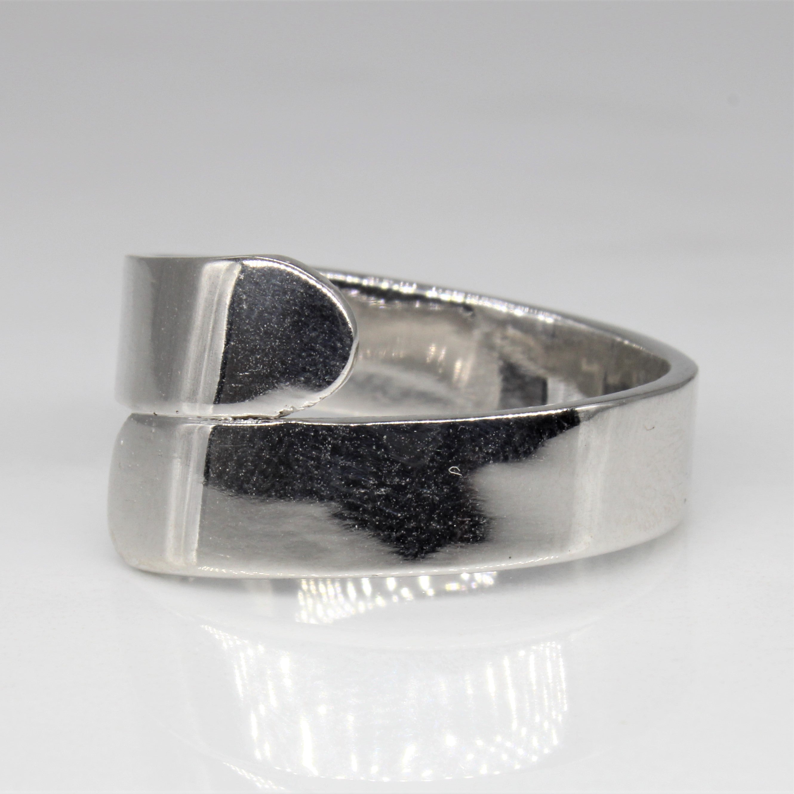 White Gold Wrap Ring | SZ 10 |