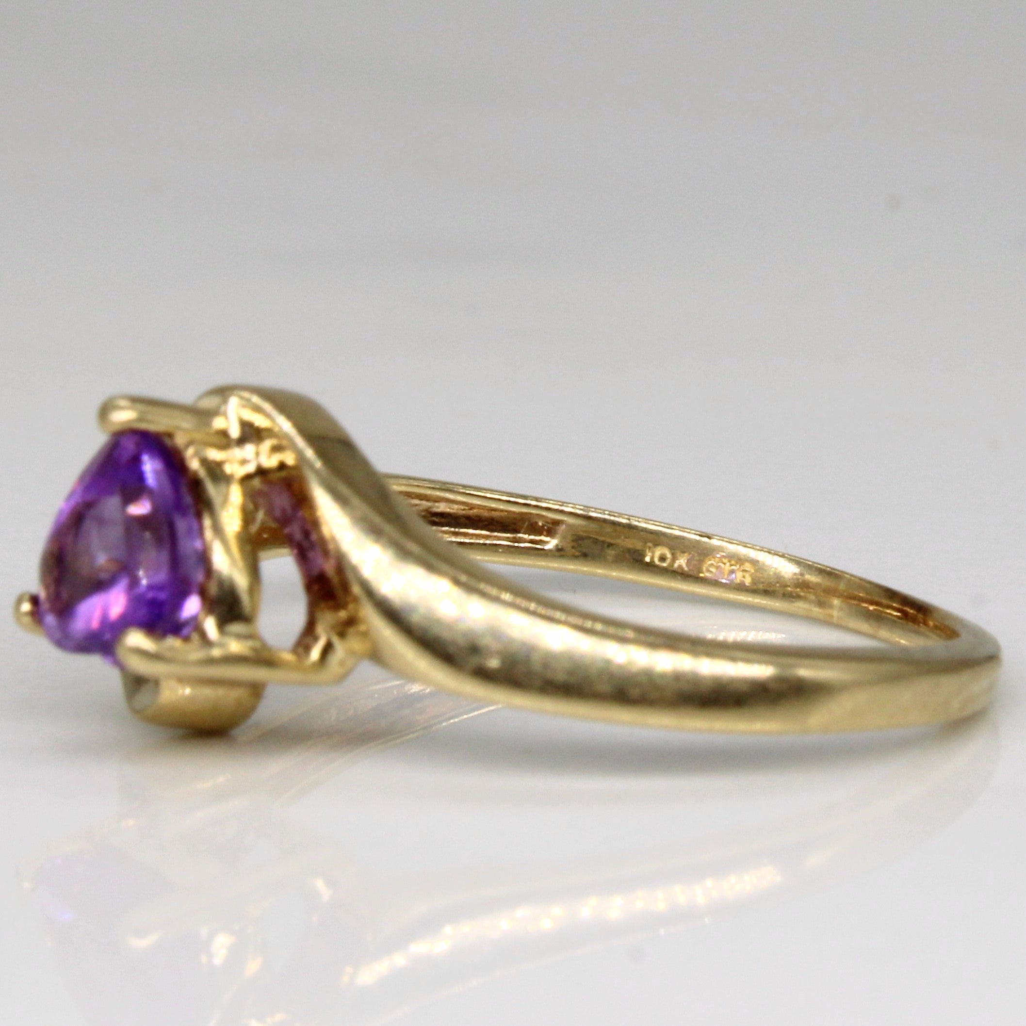 Amethyst Heart Ring | 0.34ct | SZ 5.25 |